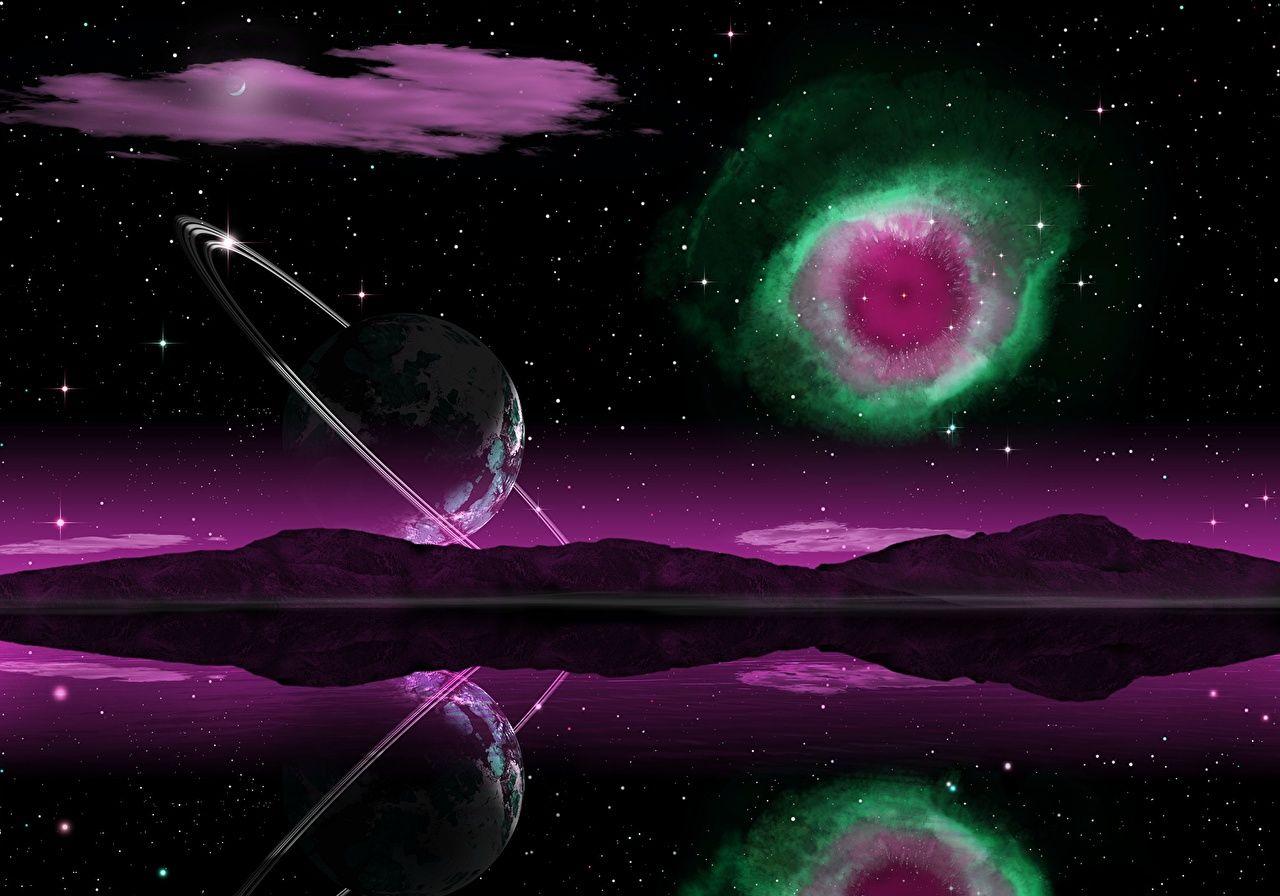 1280x896 Wallpaper Planets Nebulae in space Surface of planets Helix nebula