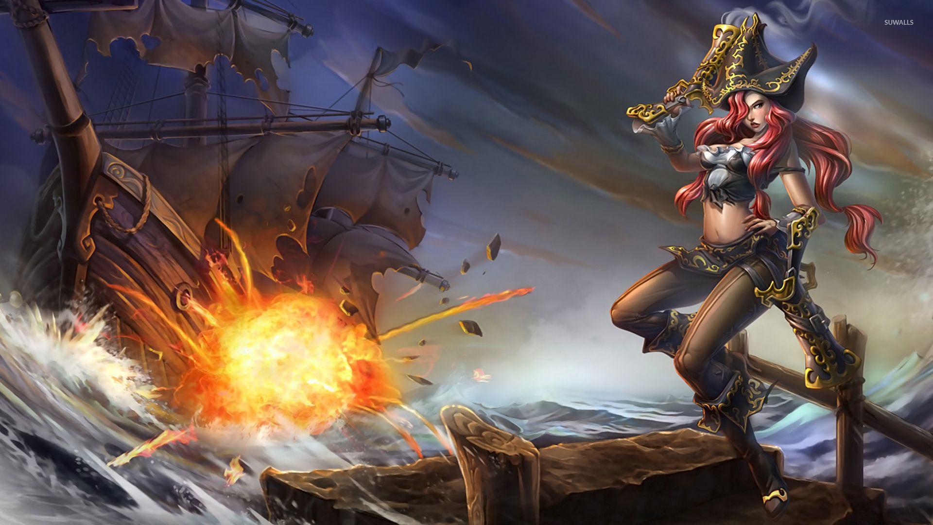 1920x1080 Miss Fortune, The Bounty Hunter of Legends wallpaper