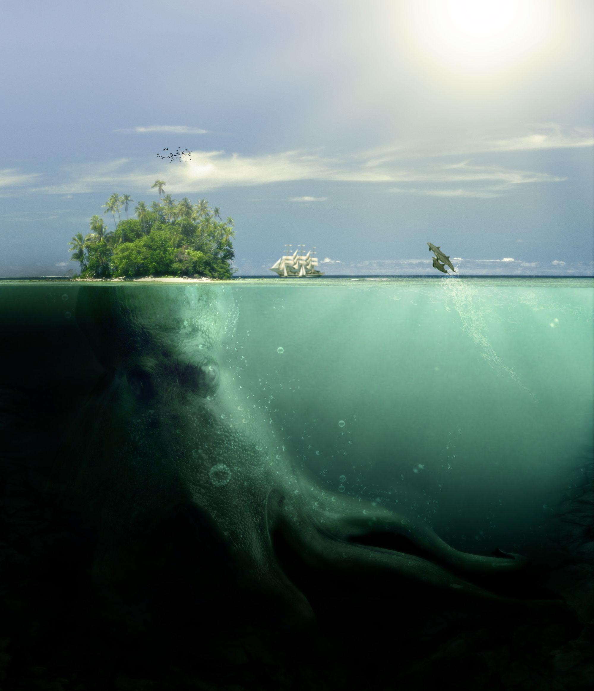 2000x2327 Sea Monster Background, Best Background Image, HD Wallpaper