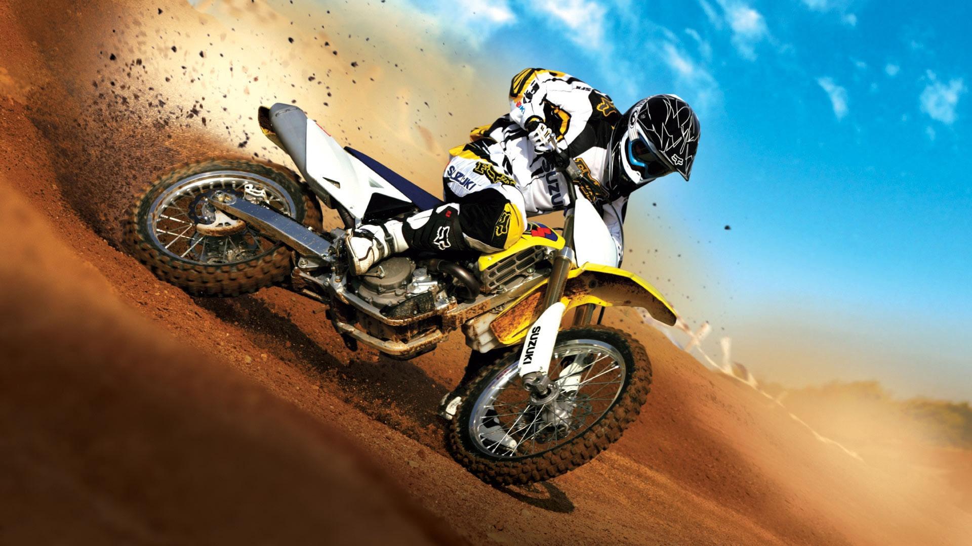 1920x1080 Best Action Suzuki Motocross Wallpaper HD Wallpaper. High