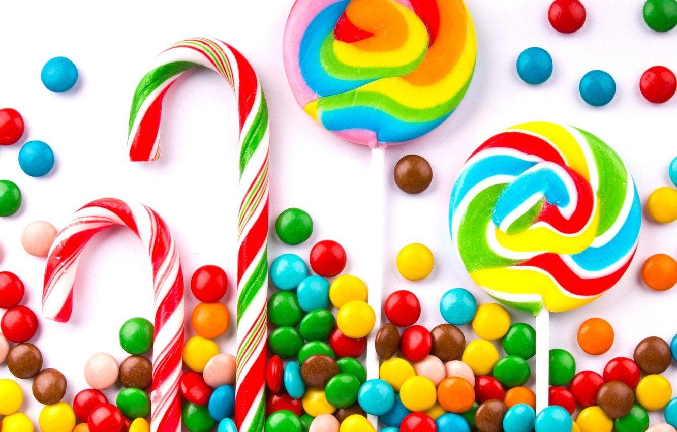 1332x850 Wallpaper colorful, candy, lollipops, sweet, candy image