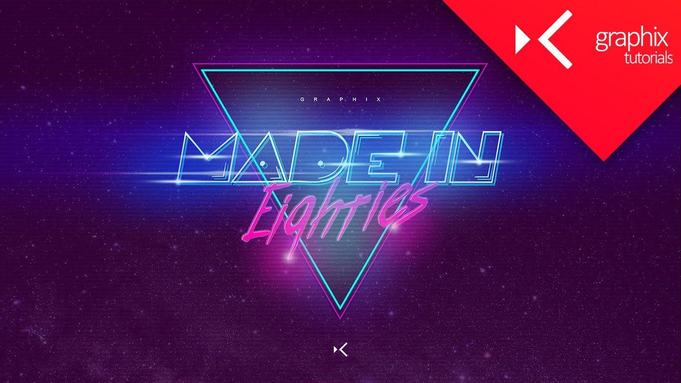 1366x768 How To Make a Made In 80s Wallpaper. Photohop CC 2015