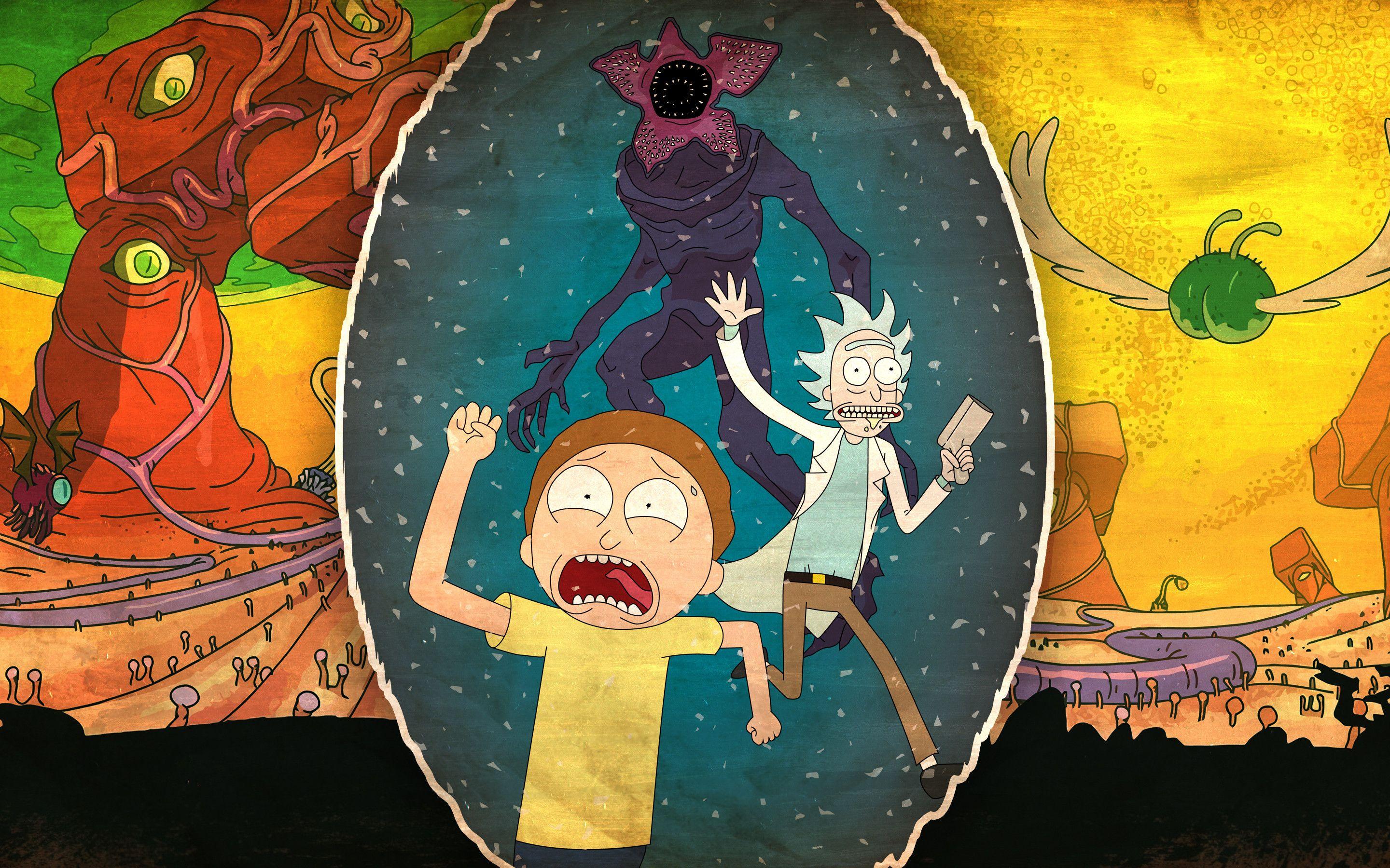 2880x1800 Rick And Morty 4k Macbook Pro Retina HD 4k Wallpaper