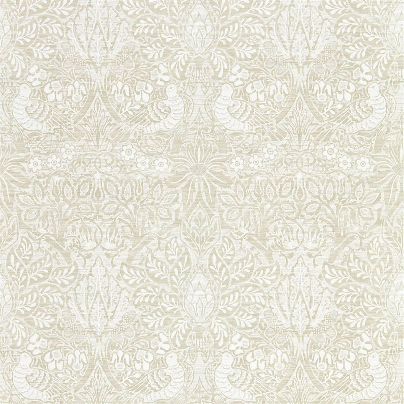 1366x1366 William Morris & Co Pure Dove & Rose 216521 Wallpaper. White