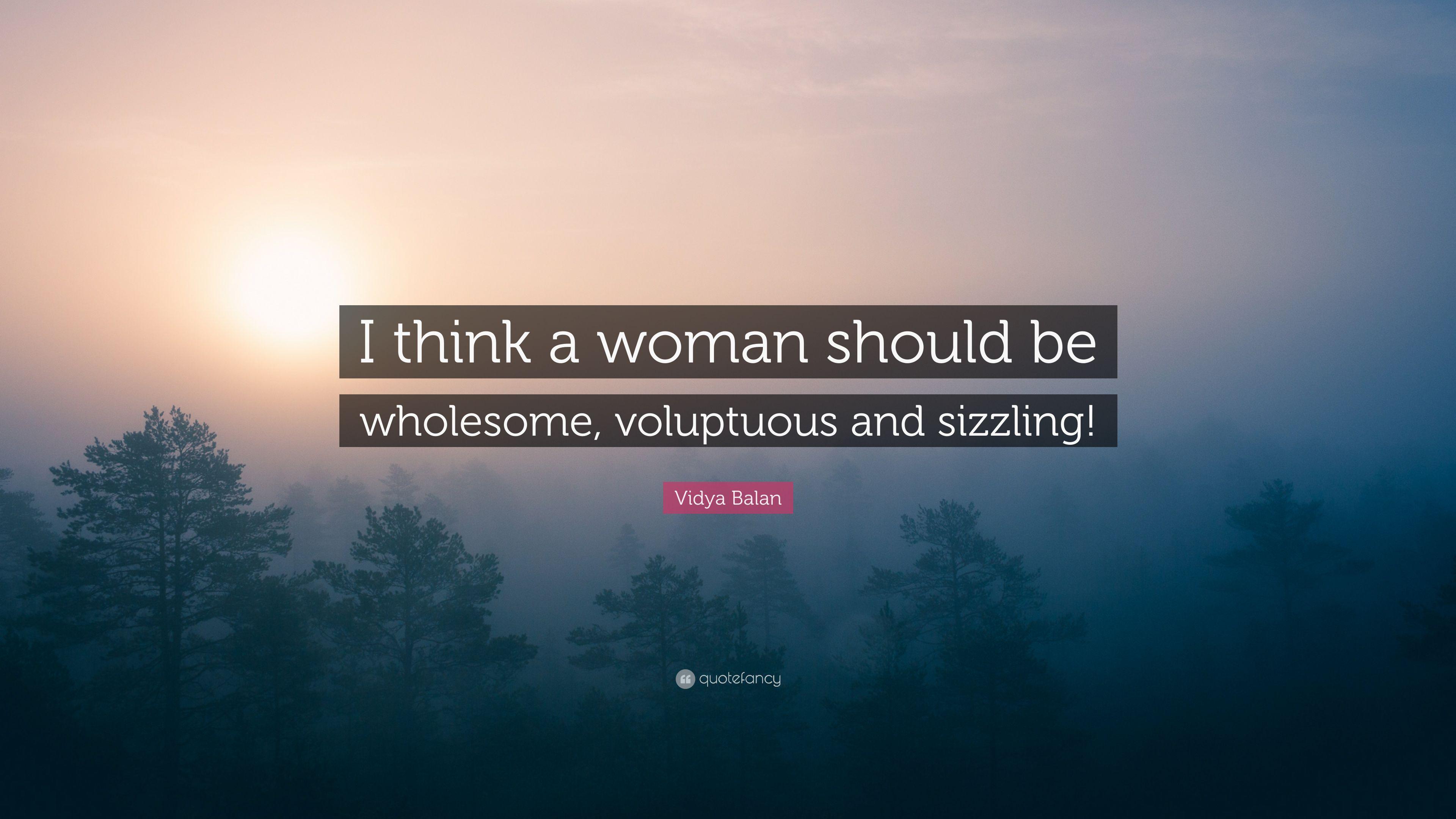 3840x2160 Vidya Balan Quote: “I think a woman should be wholesome