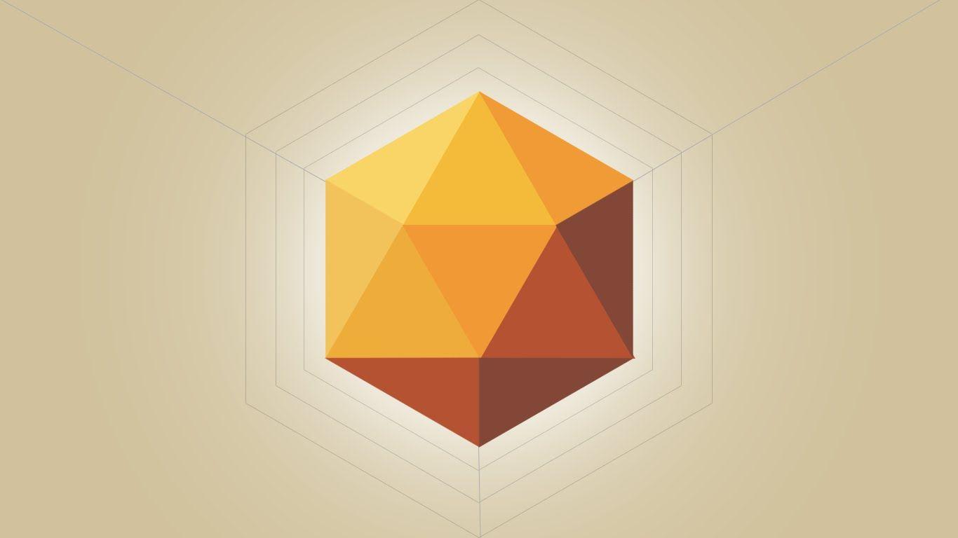 1366x768 Photoshop Tutorial. Polygon Logo Design