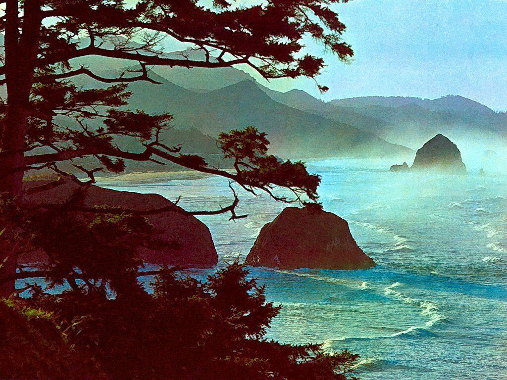 1024x768 E Nature Wallpaper Free: Beach Nature Desktop Wallpaper New
