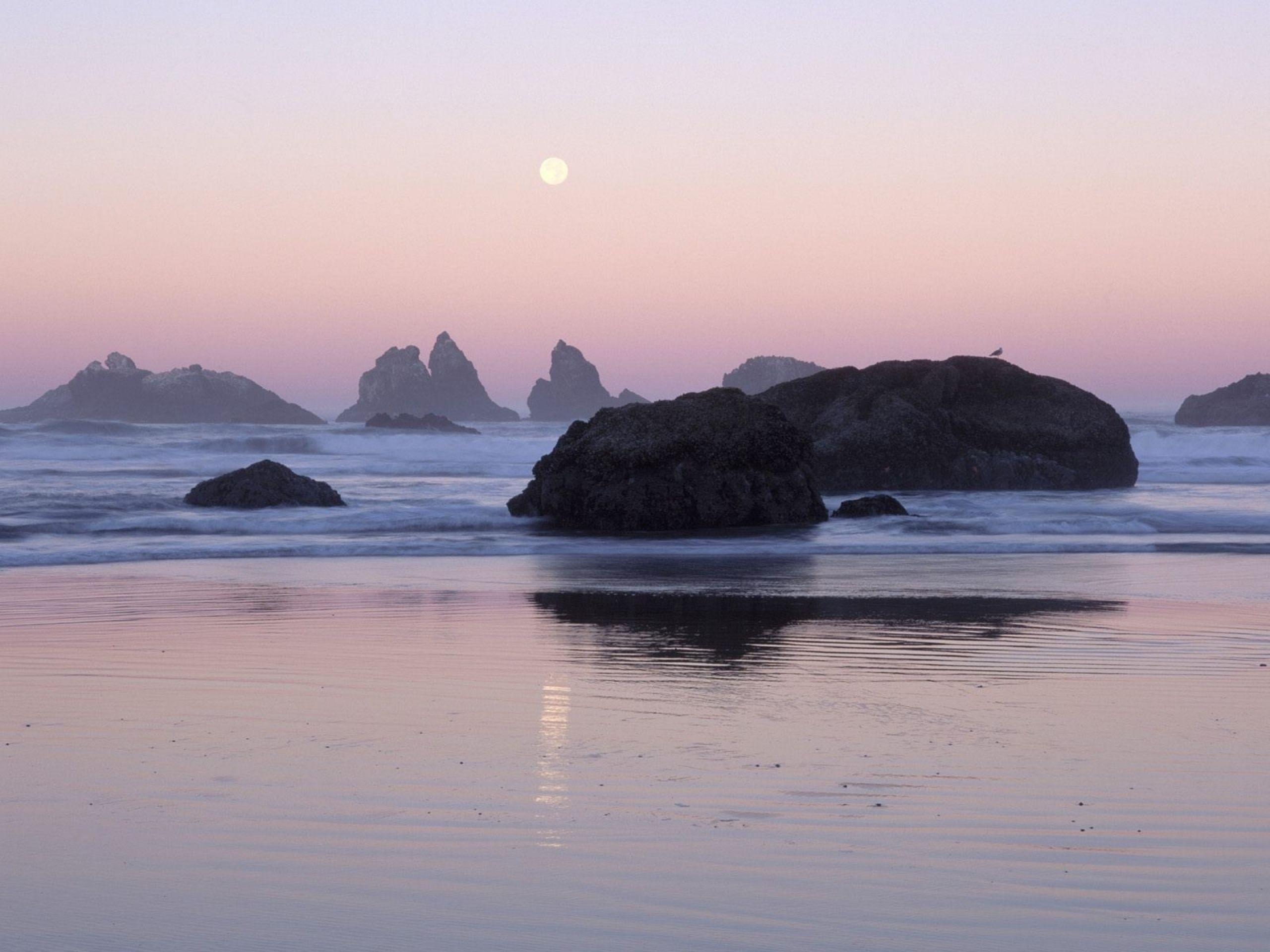 Secret Beach Oregon usa coast rocks colors sunset clouds sky HD  wallpaper  Peakpx