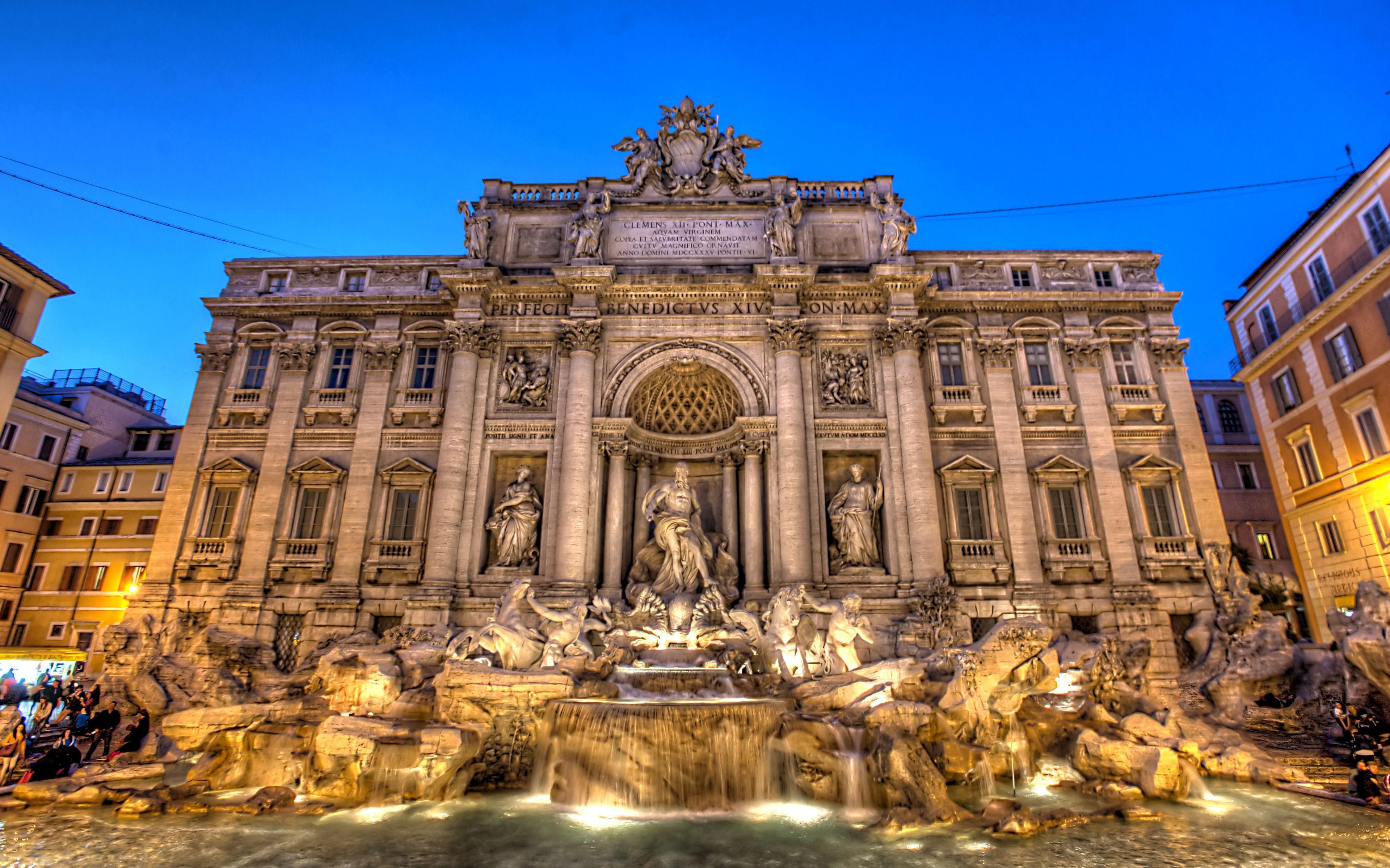 Trevi Fountain Wallpapers Top Free Trevi Fountain Backgrounds