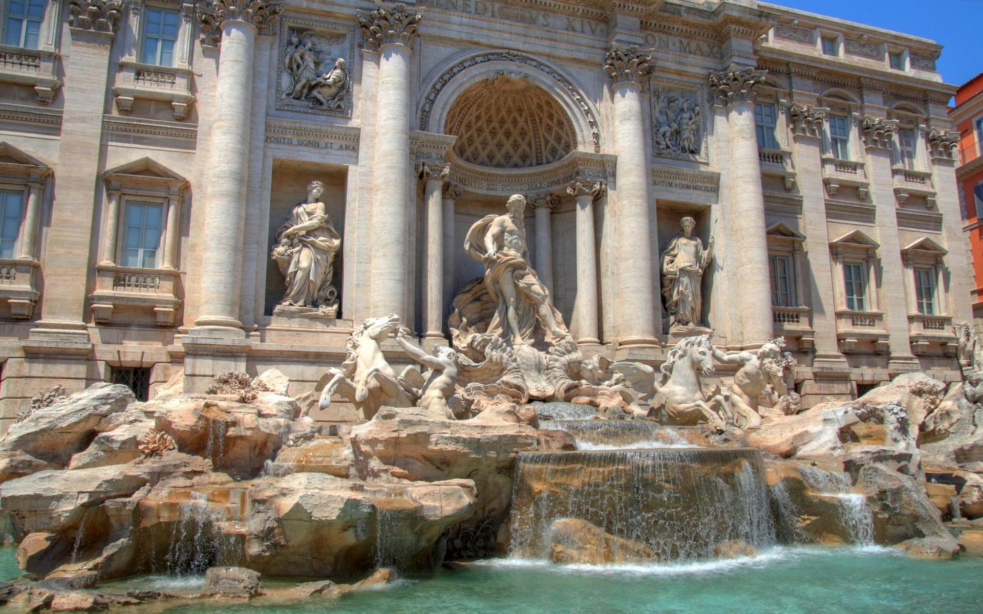 1920x1200 Trevi Fountain In Rome wallpaper