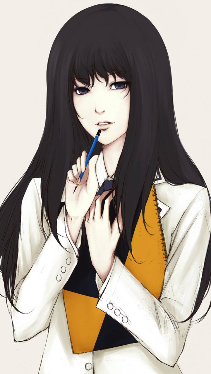 721x1280 Study Girl wallpaper
