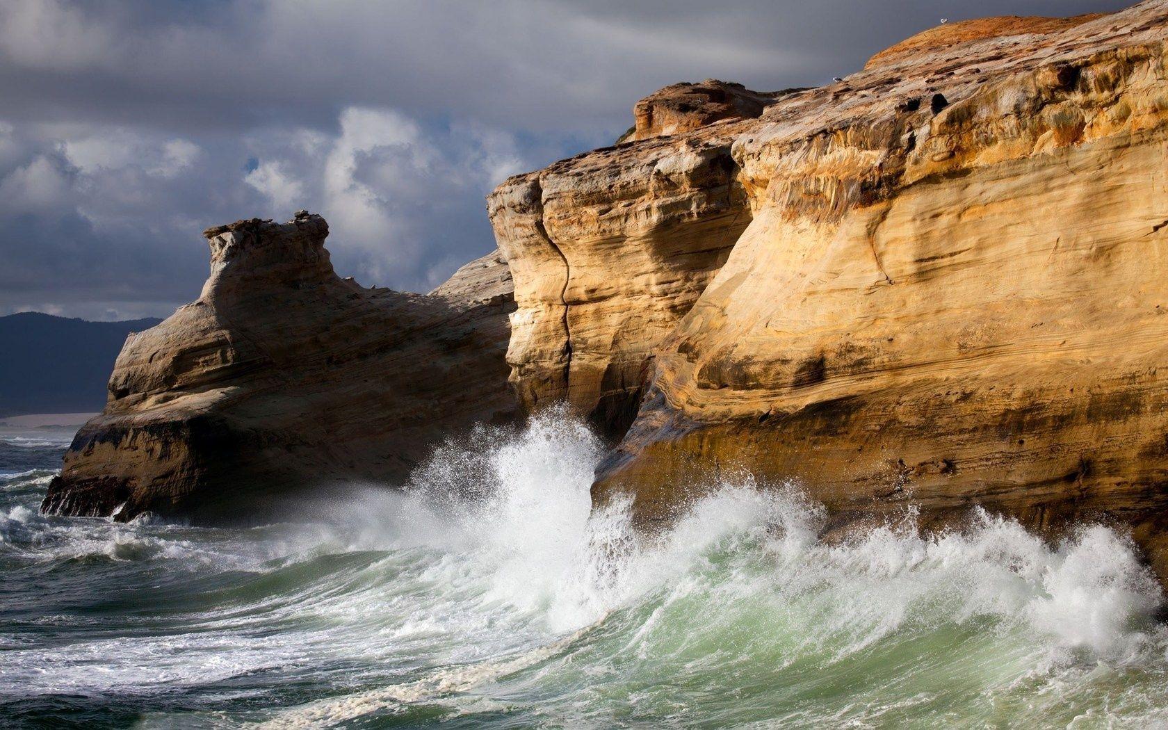 1680x1050 Rugged Coastline Coast Large, HD Wallpaper & background