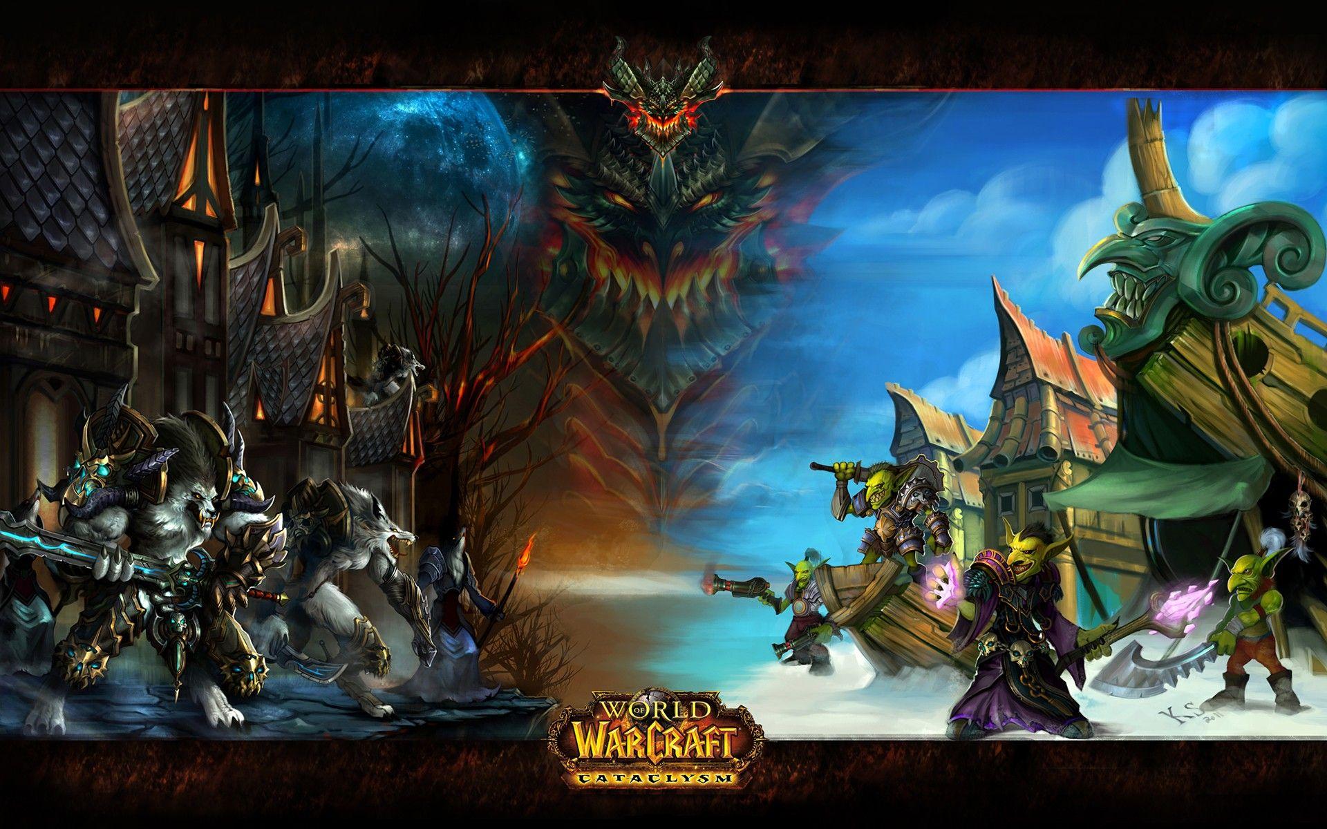 1920x1200 World Of Warcraft, World Of Warcraft: Cataclysm, Deathwing