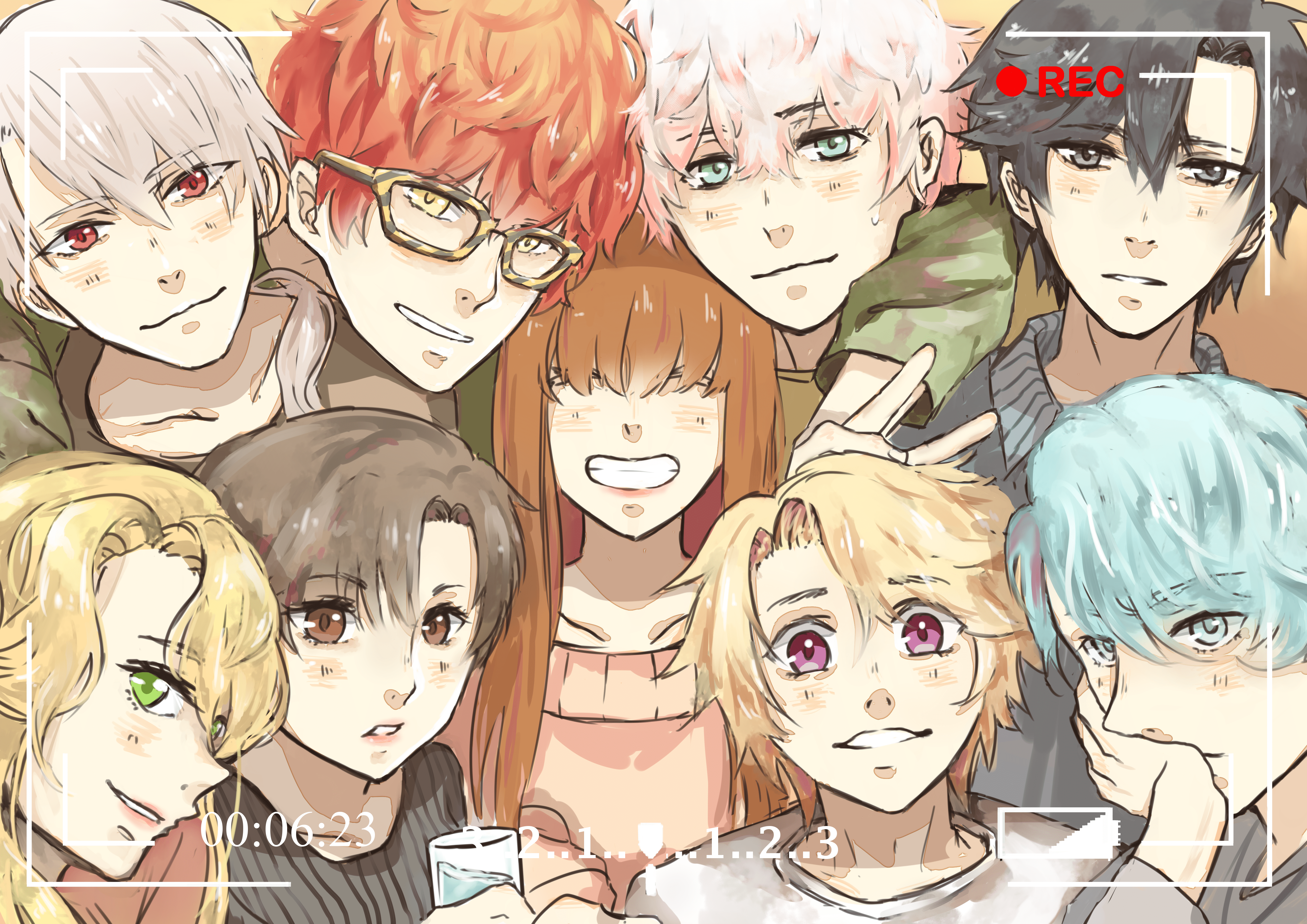 4961x3508 Qiseki Mystic Messenger Protagonist (Mystic Messenger) Jaehee Kang