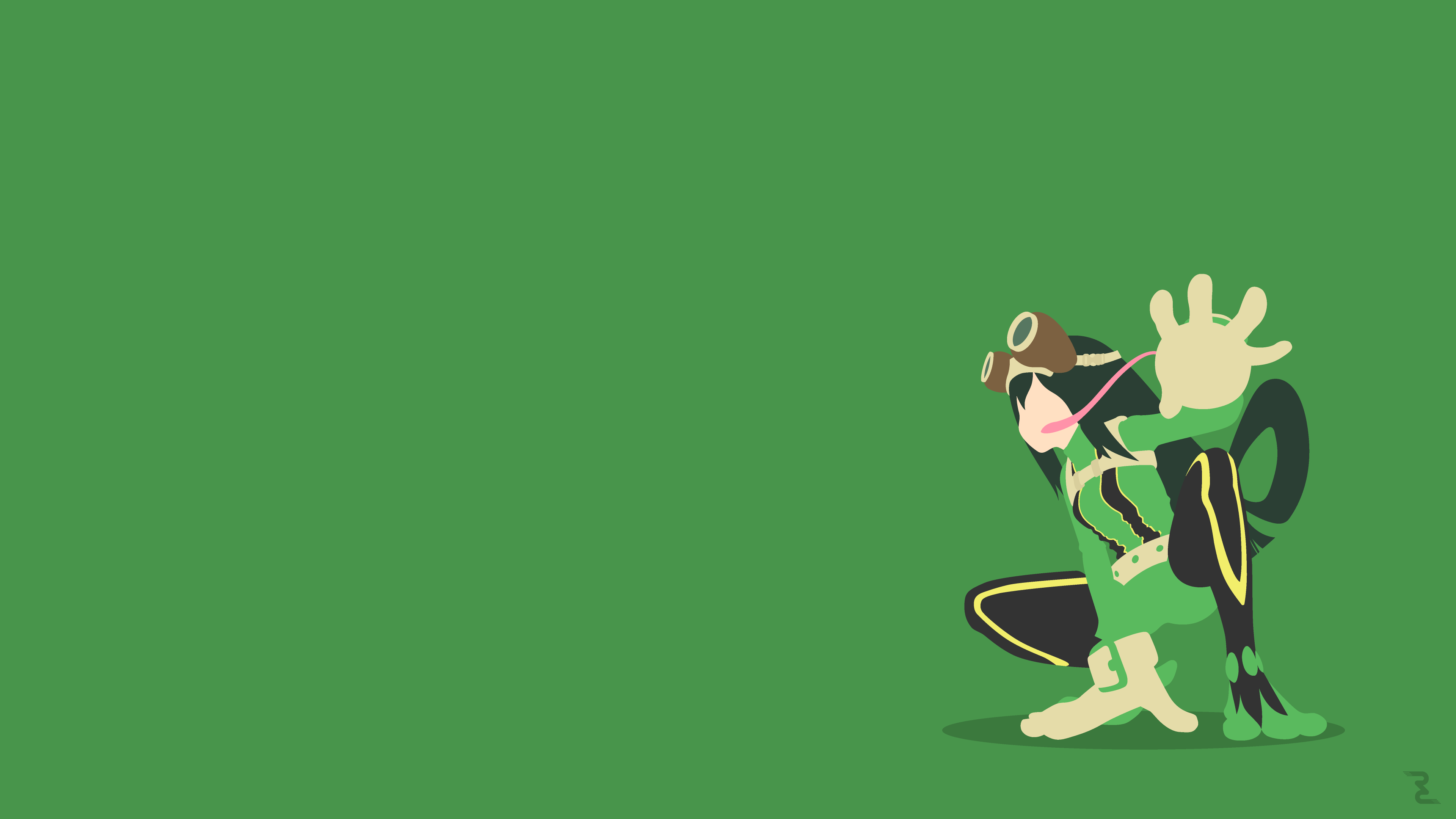 3840x2160 Tsuyu Asui Wallpaper