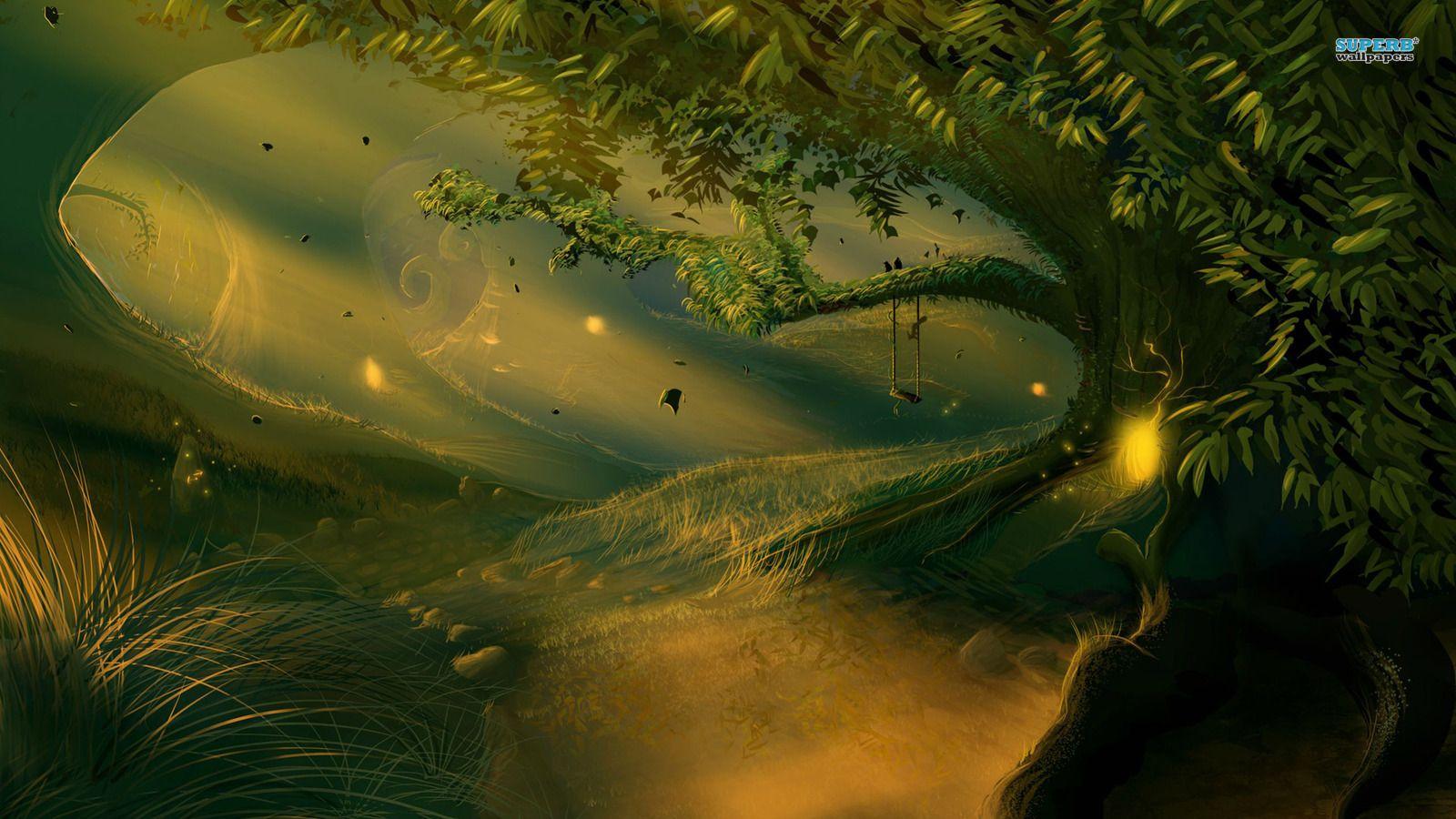 1600x900 Magical Forest