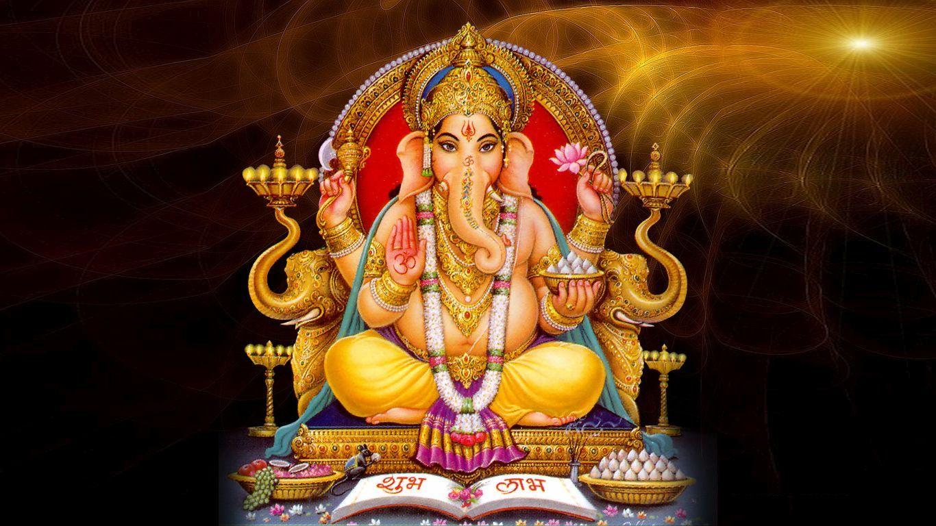1366x768 Ganpati Bappa Image Latest. Hindu Gods and Goddesses