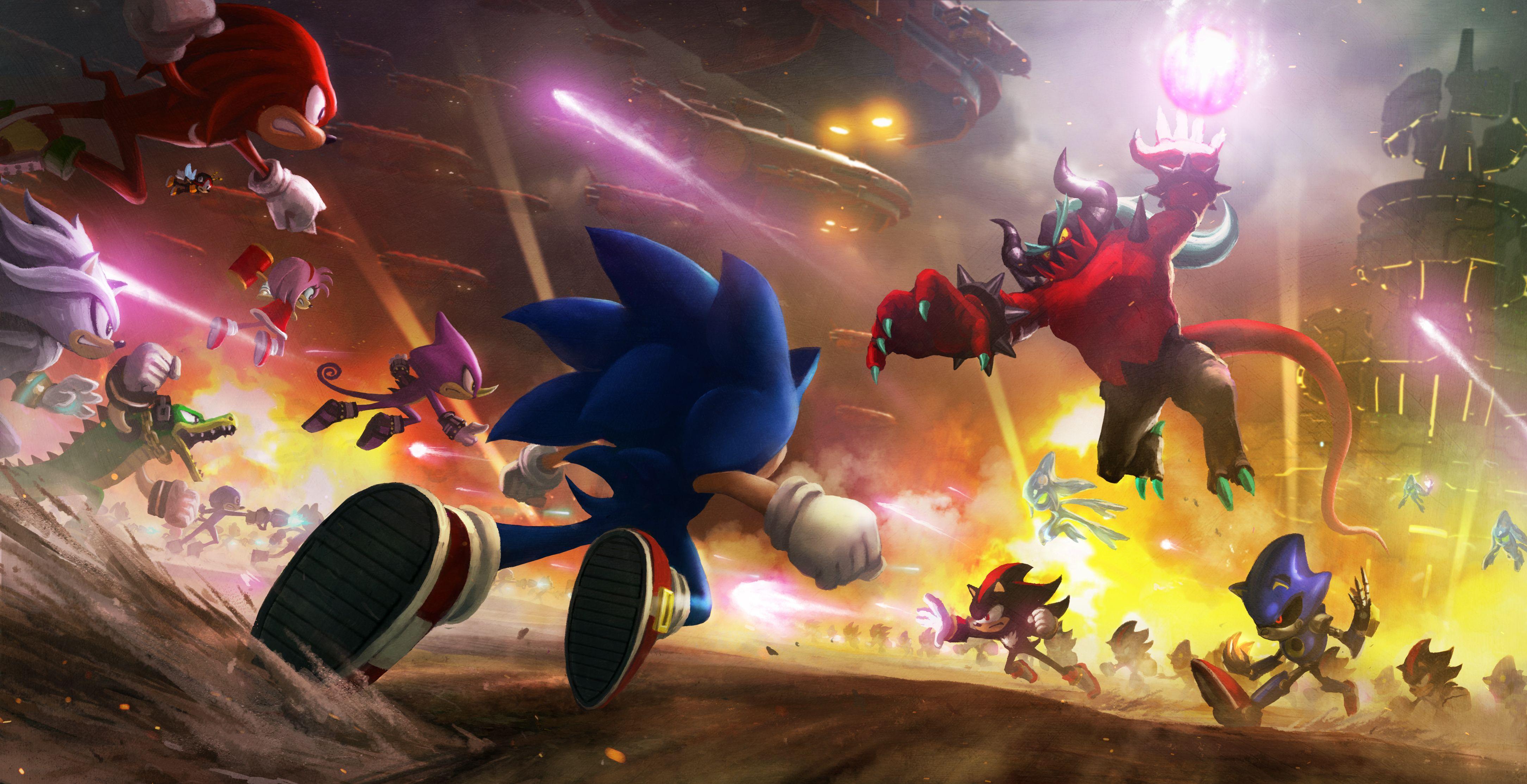 Sonic Forces Wallpapers Top Free Sonic Forces Backgrounds Wallpaperaccess