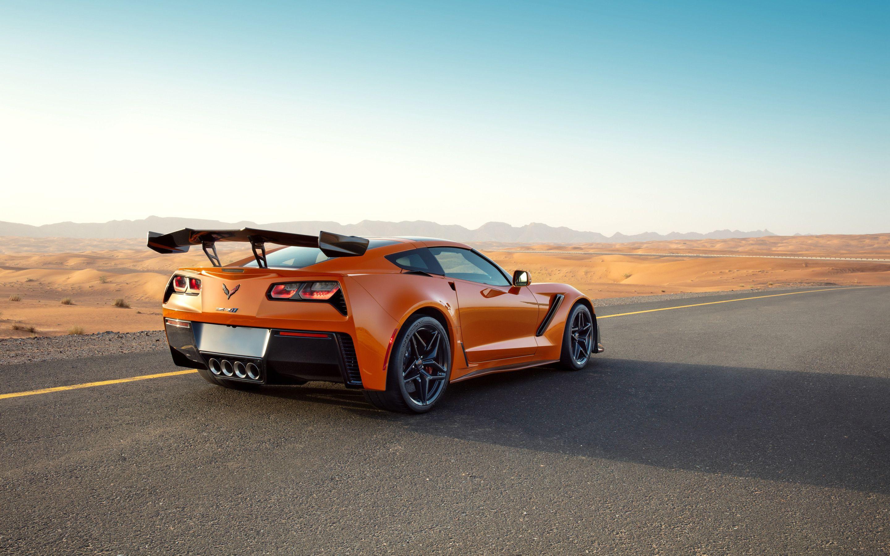 2880x1800 Chevrolet Corvette ZR1 2019 Rear Macbook Pro Retina HD