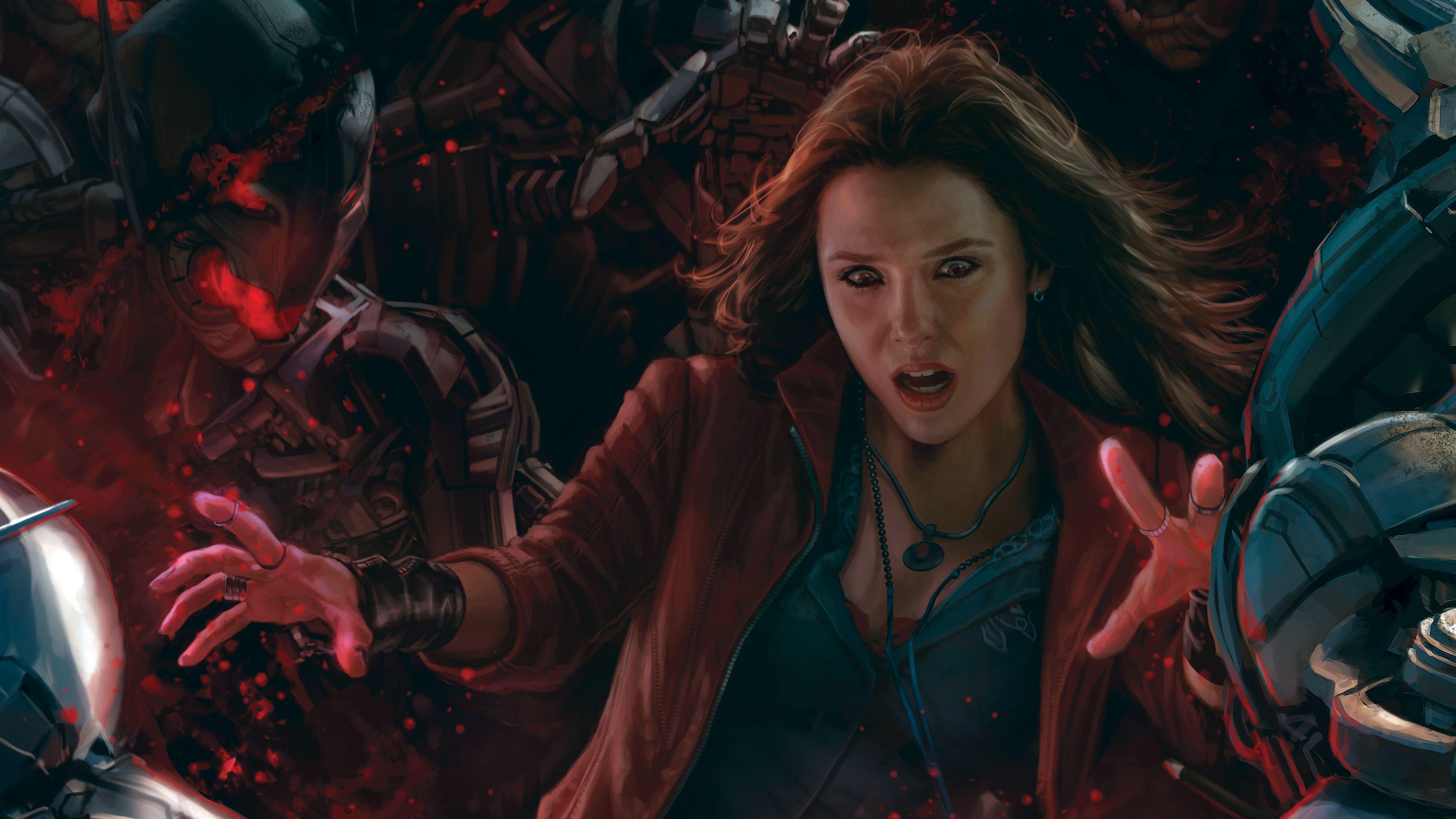 3840x2160 Scarlet Witch Wallpaper & Background Download