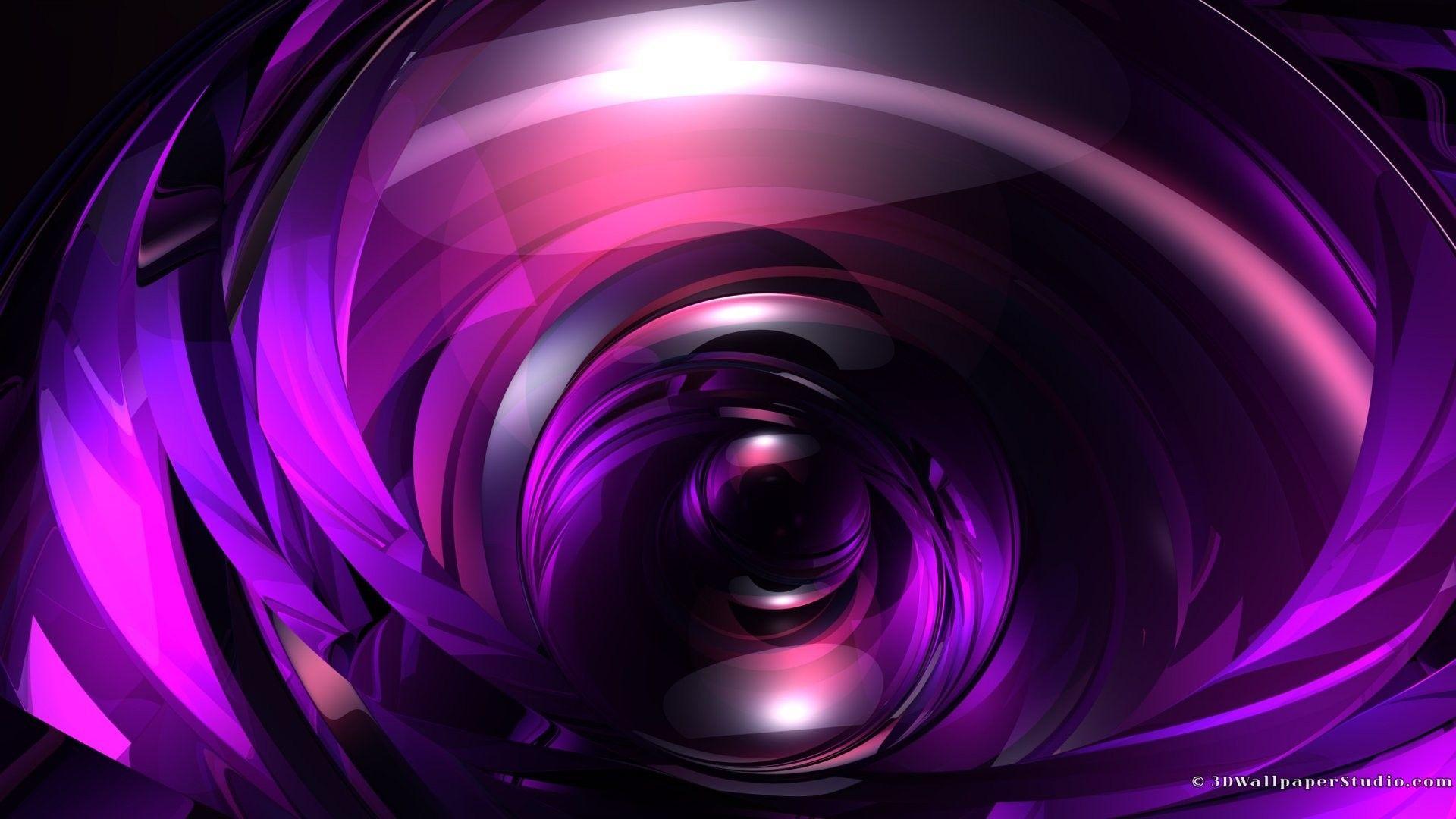 1920x1080 Purple Abstract Wallpaper