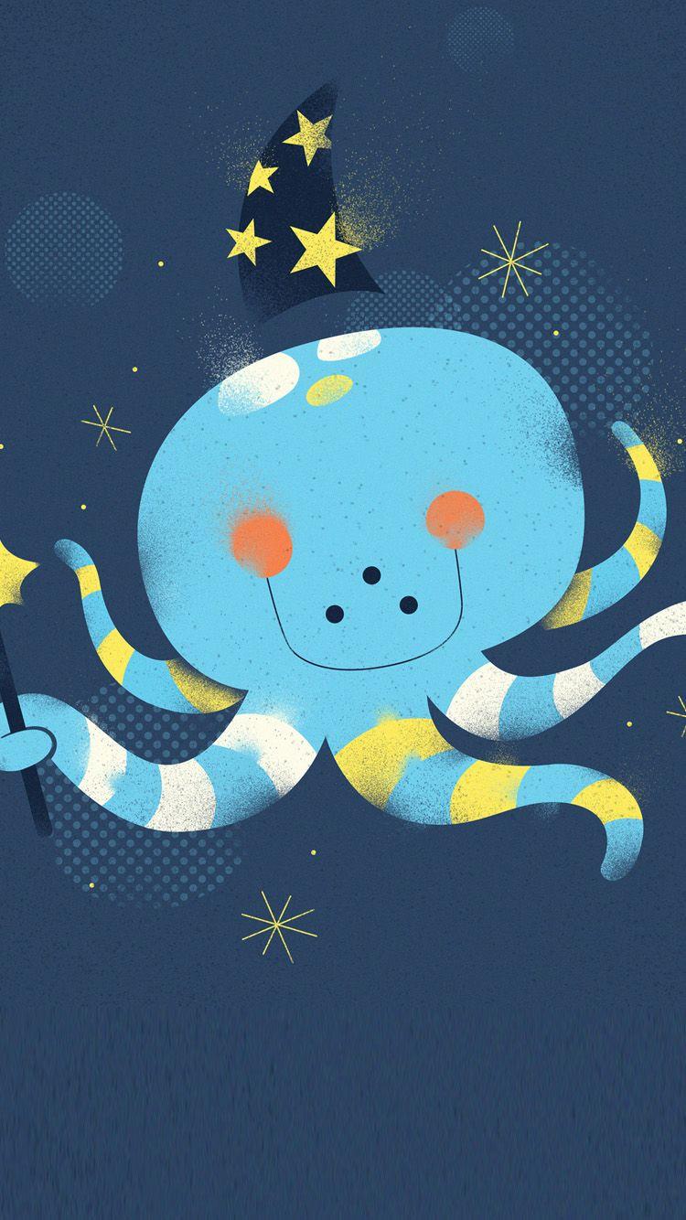 750x1334 Fun octopus iphone 6 wallpaper. HD iPhone 6 Wallpaper