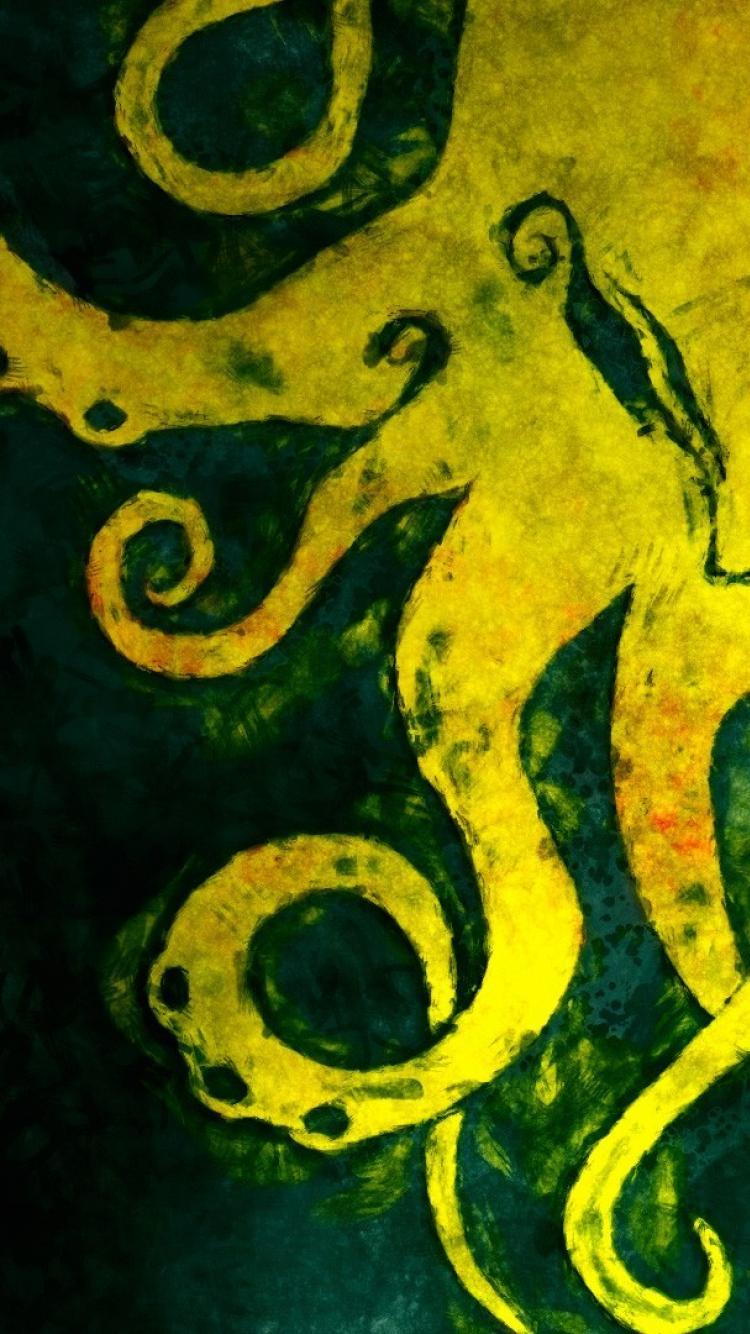 750x1334 Octopus game of thrones sigil house greyjoy wallpaper