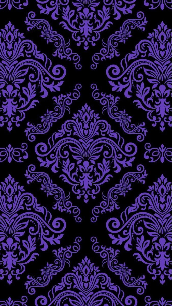 676x1200 Gothic Purple Wallpaper for a Dark and Mysterious Vibe
