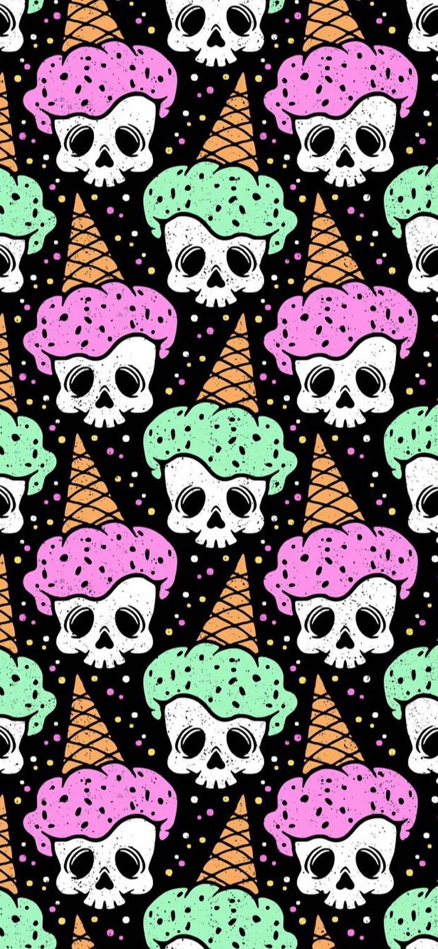 887x1920 Pastel Goth Wallpaper