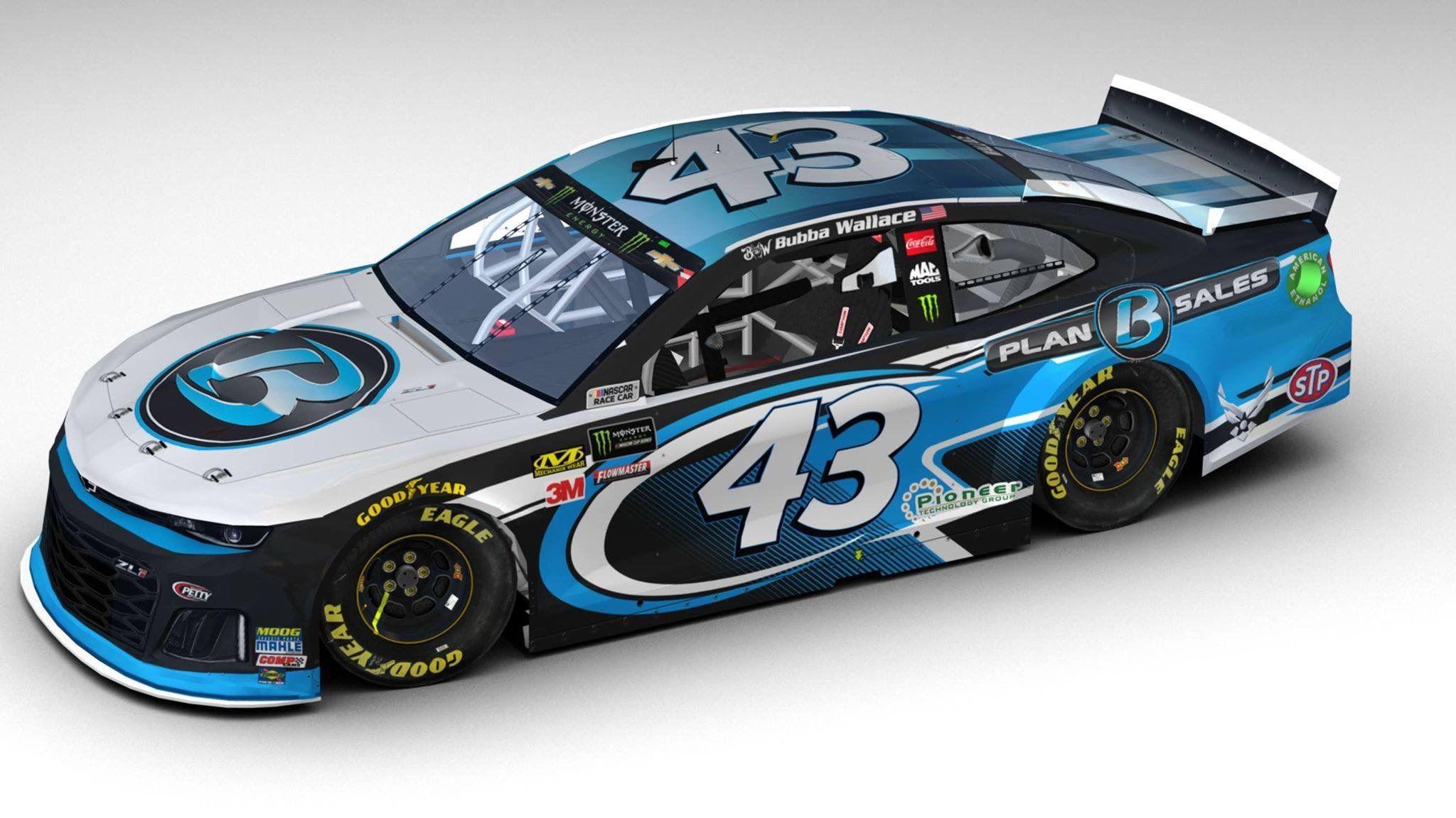 2048x1152 New Paint Scheme: MENCS No. 43 Richard Petty Motorsports Bubba