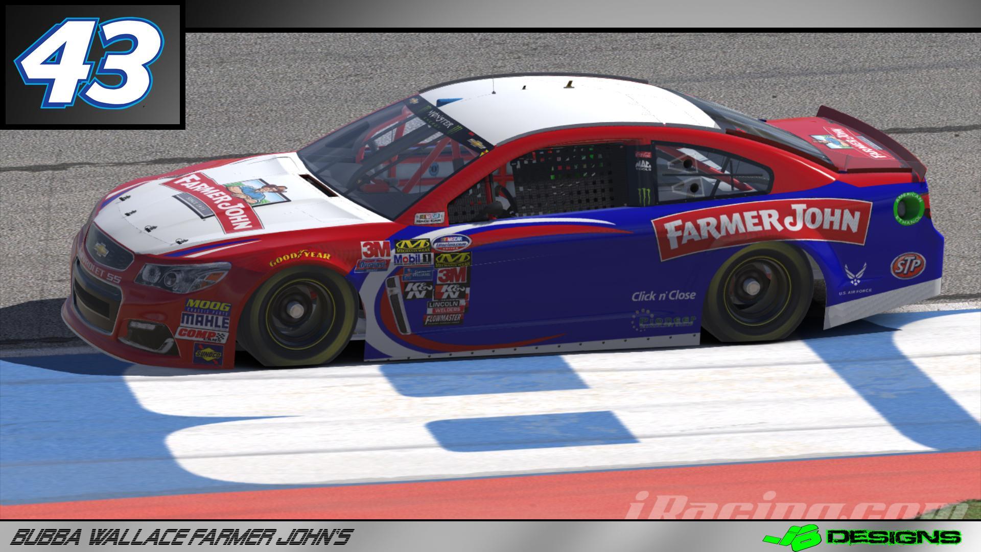 1920x1080 Bubba Wallace Farmer John