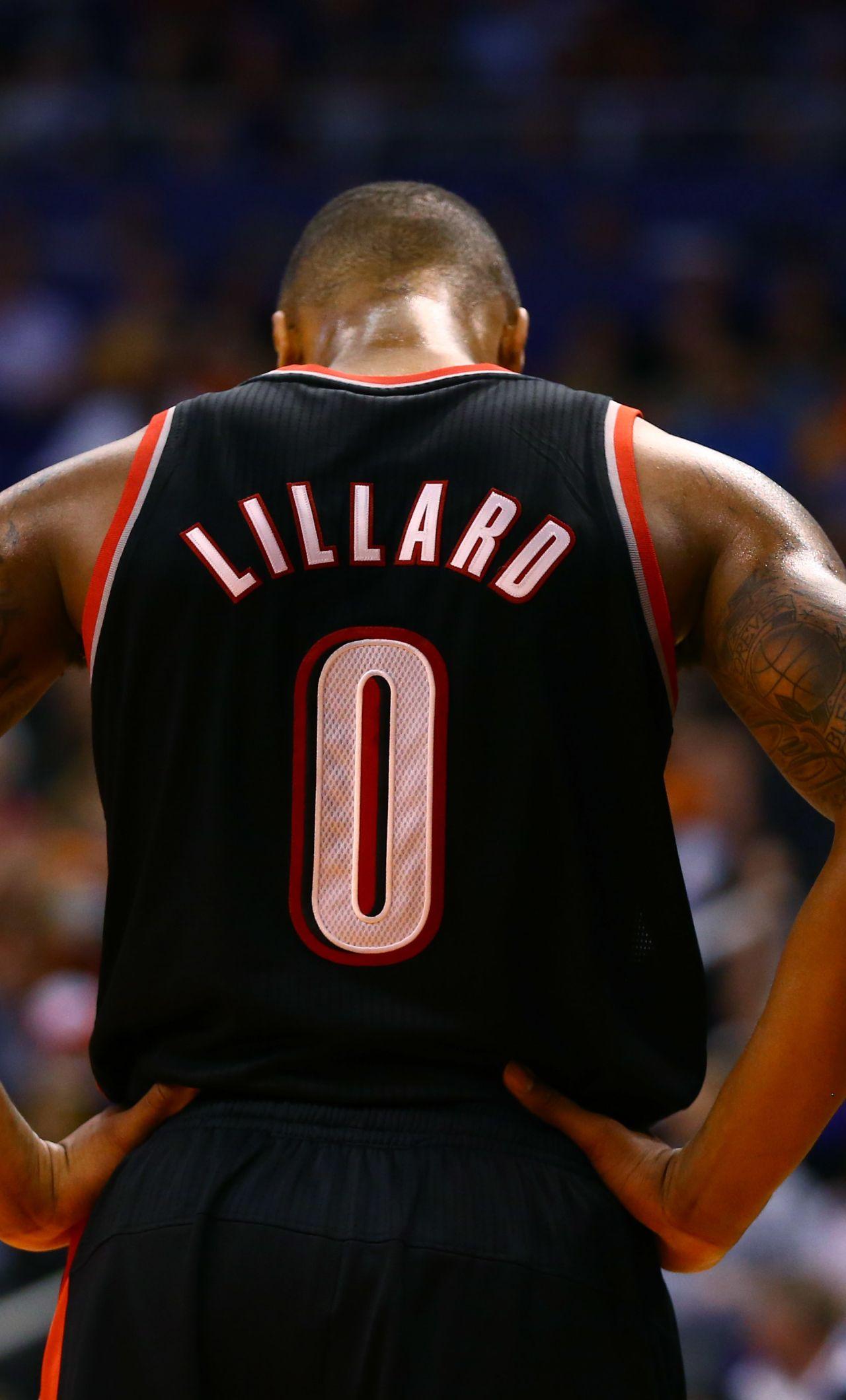 1280x2120 damian lillard, portland trail blazers, basketball