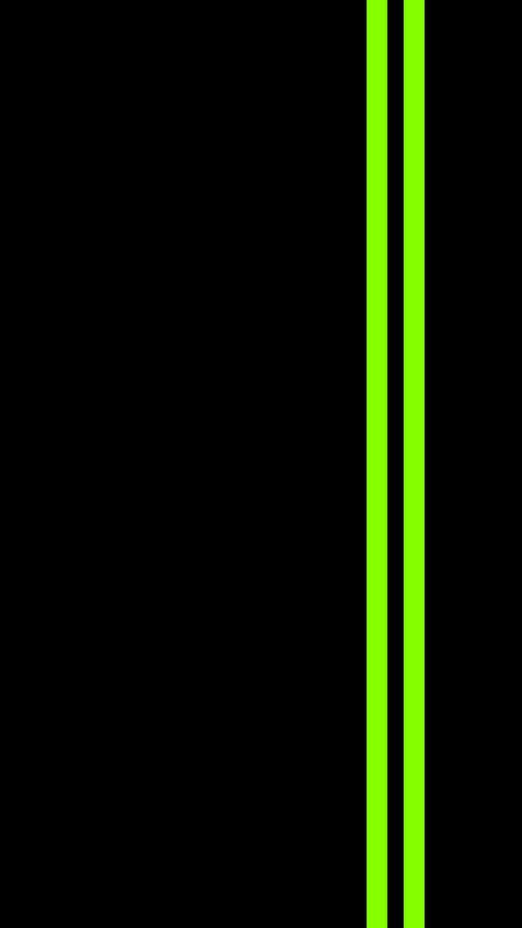 736x1308 Download Vertical Line In Green And Black Background