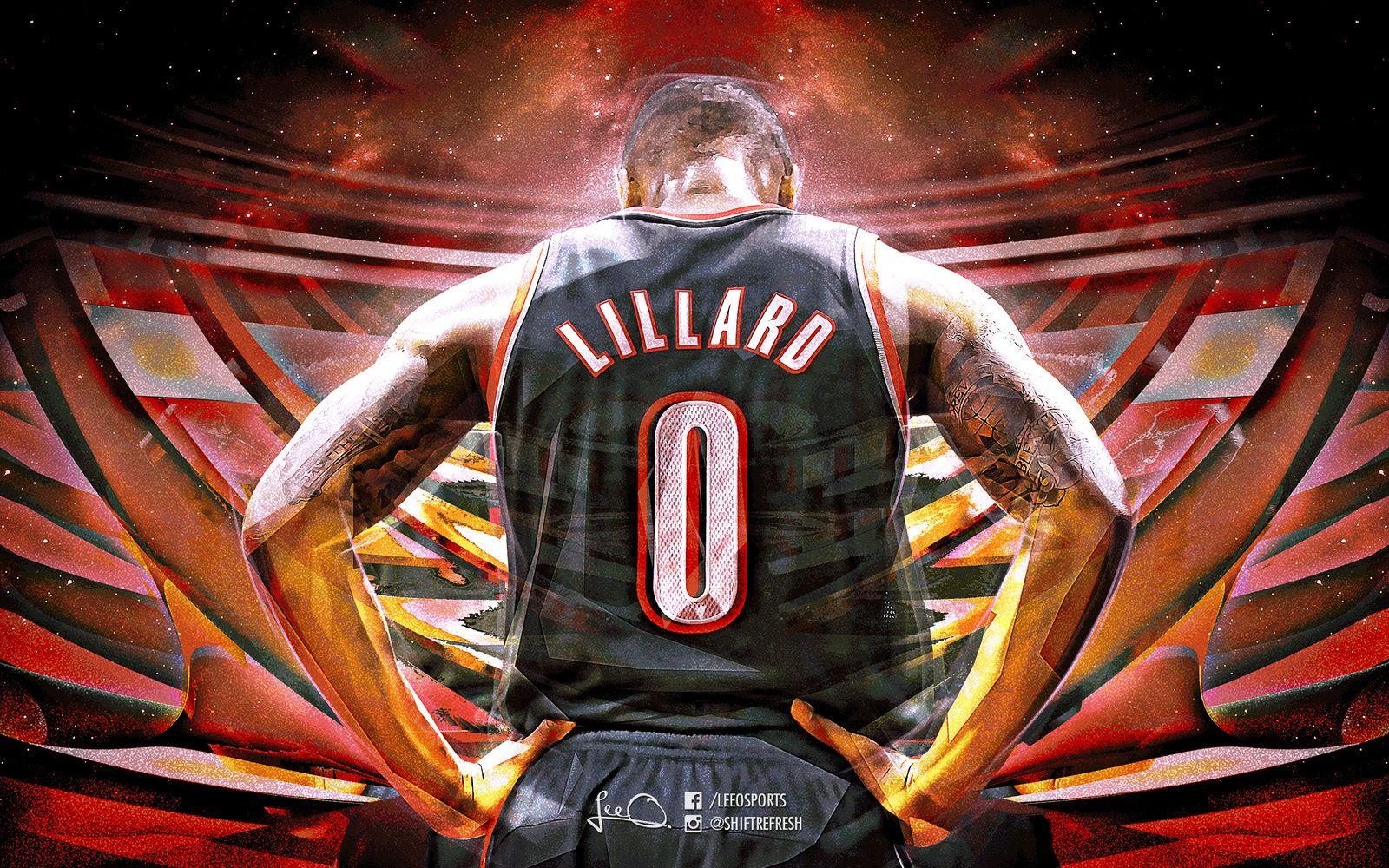 1600x1000 Damian Lillard Wallpaper Trail Blazers Art Wallpaper & Background Download