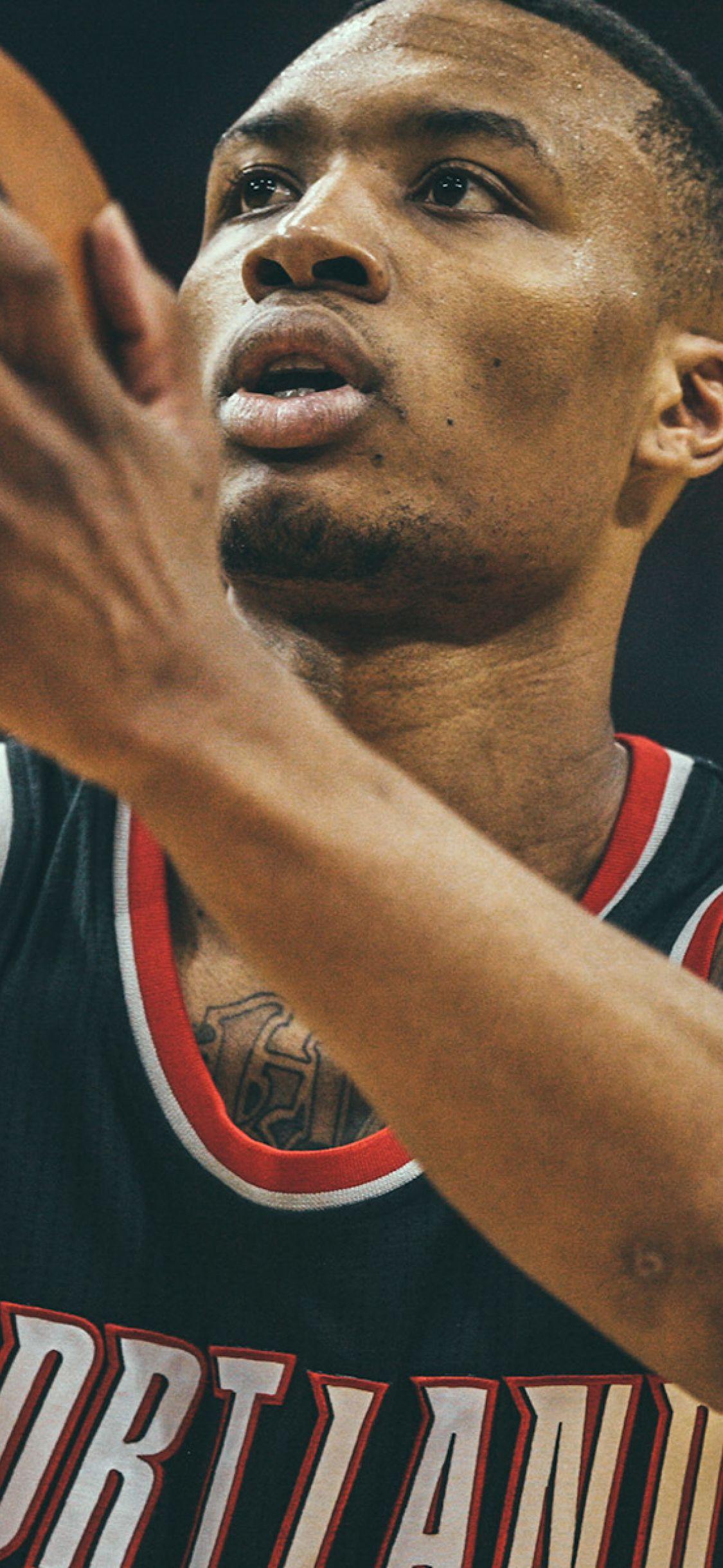 1125x2436 damian lillard, nba, basketball iPhone XS, iPhone 10