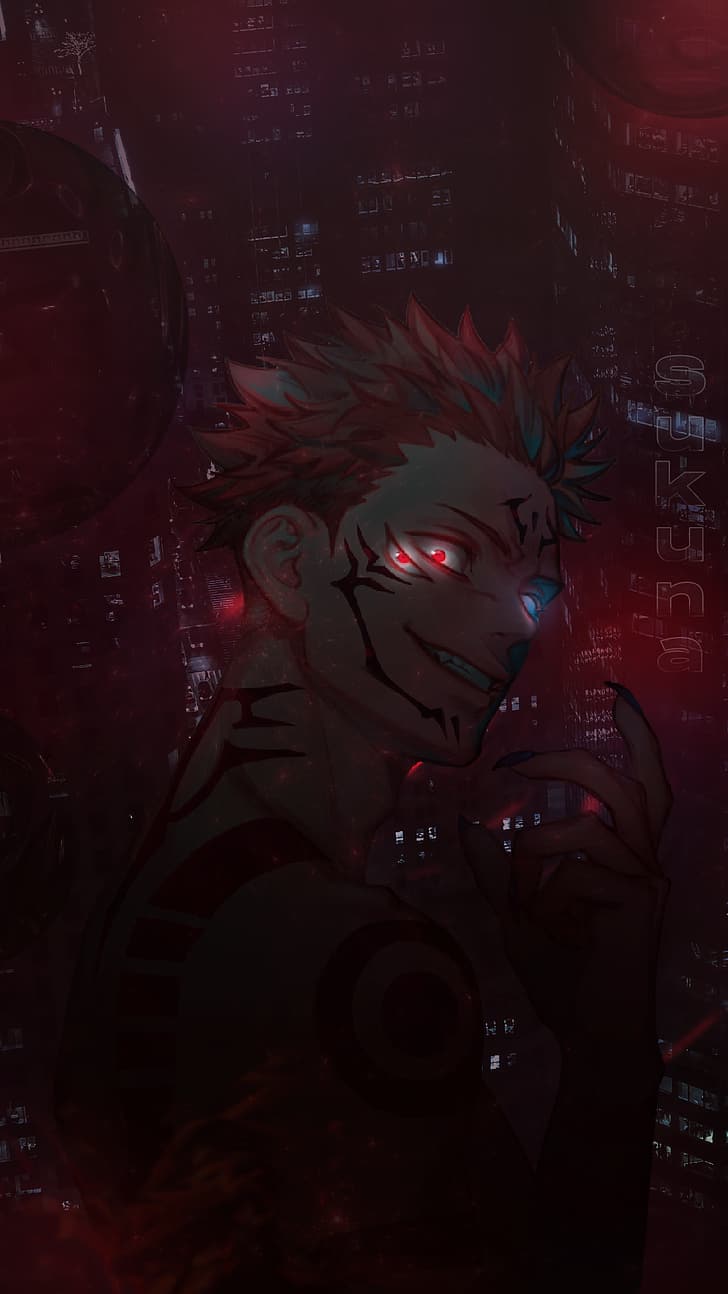 728x1294 Sukuna 1080P, 2K, 4K, 5K HD wallpaper free download