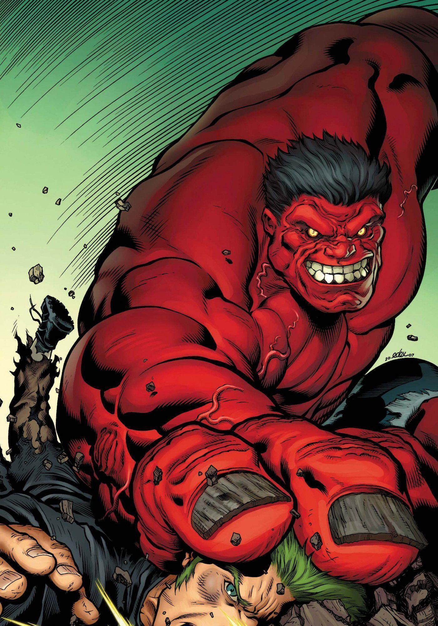 1400x1998 Red Hulk Wallpaper