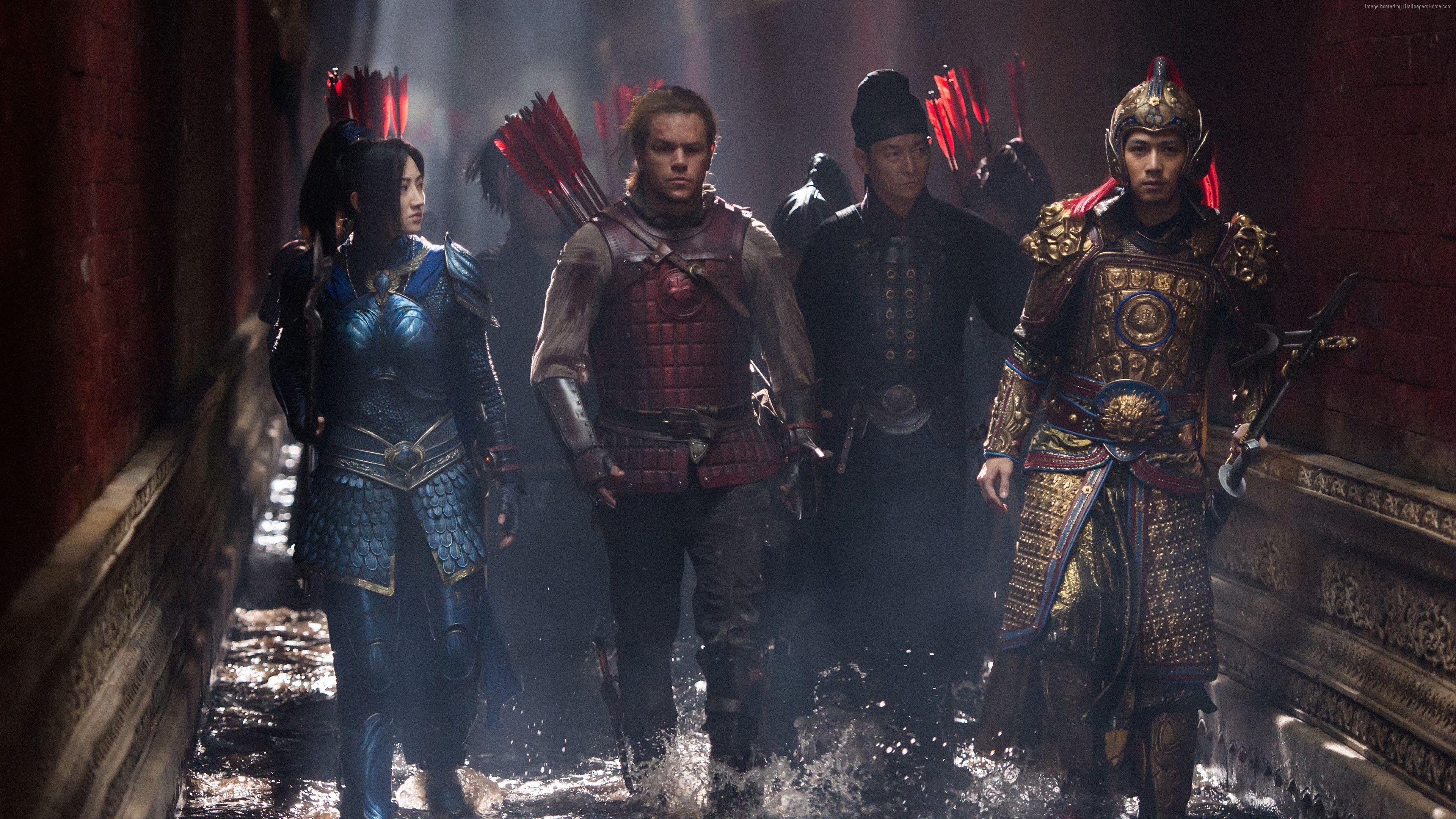 3840x2160 #The Great Wall, #best movies, #Jing Tian, #Matt Damon