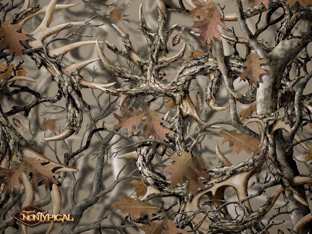 1024x768 Camo Buck Wallpaper