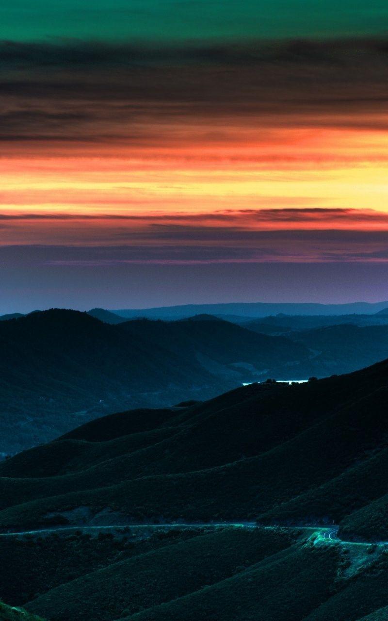800x1280 California Road Napa Valley desktop PC and Mac wallpaper