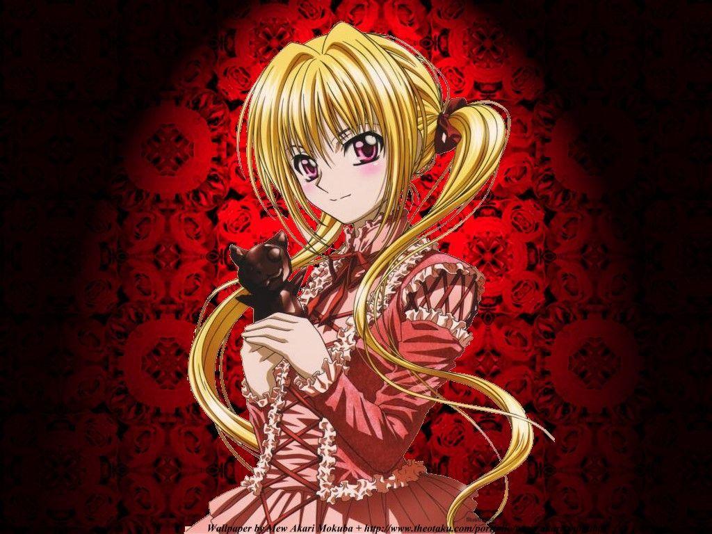 1024x768 Black Cat Anime Wallpaper
