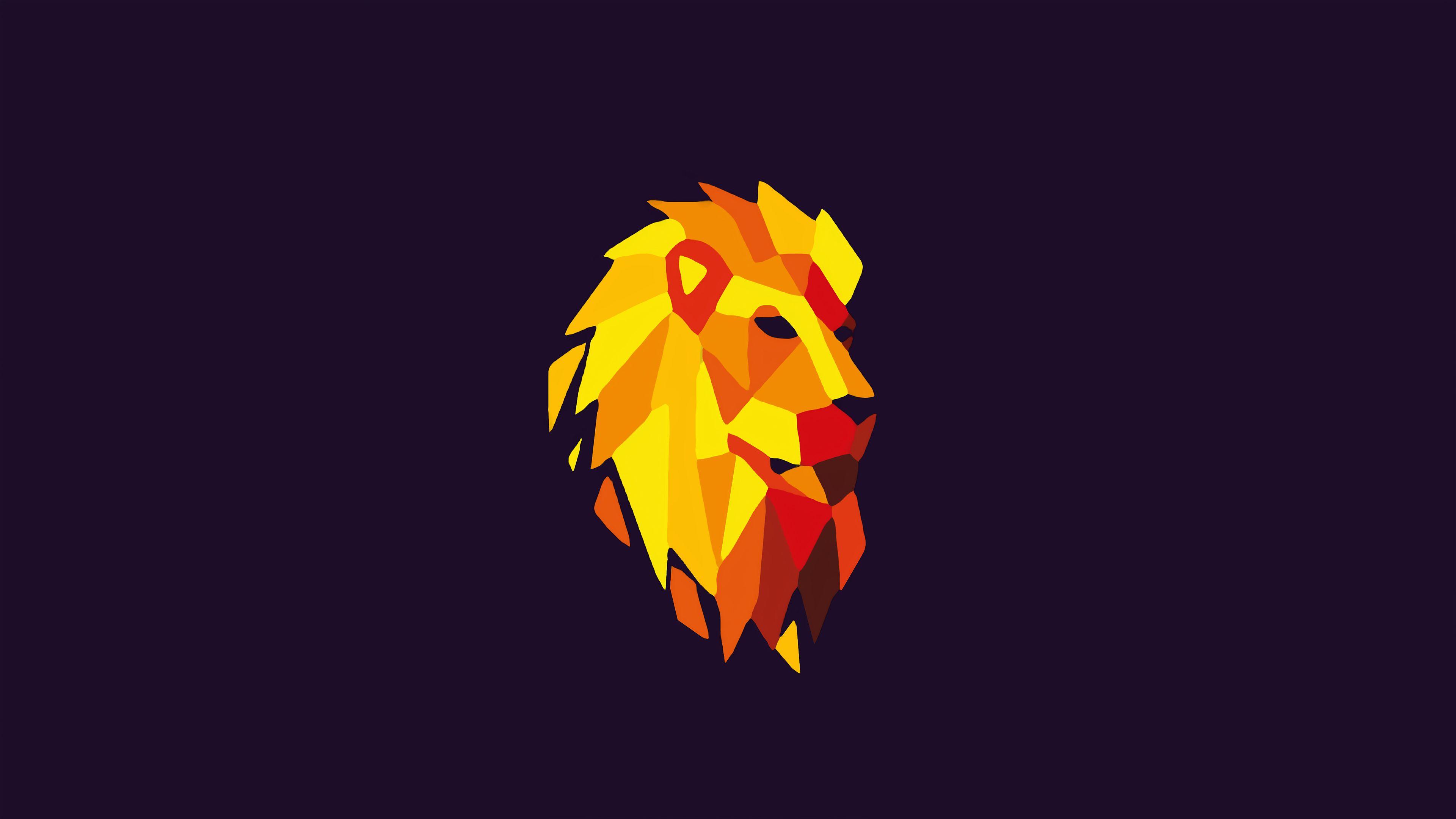 3840x2160 Wallpaper 4k Lion Abstract Art 4k Wallpaper, Abstract Wallpaper