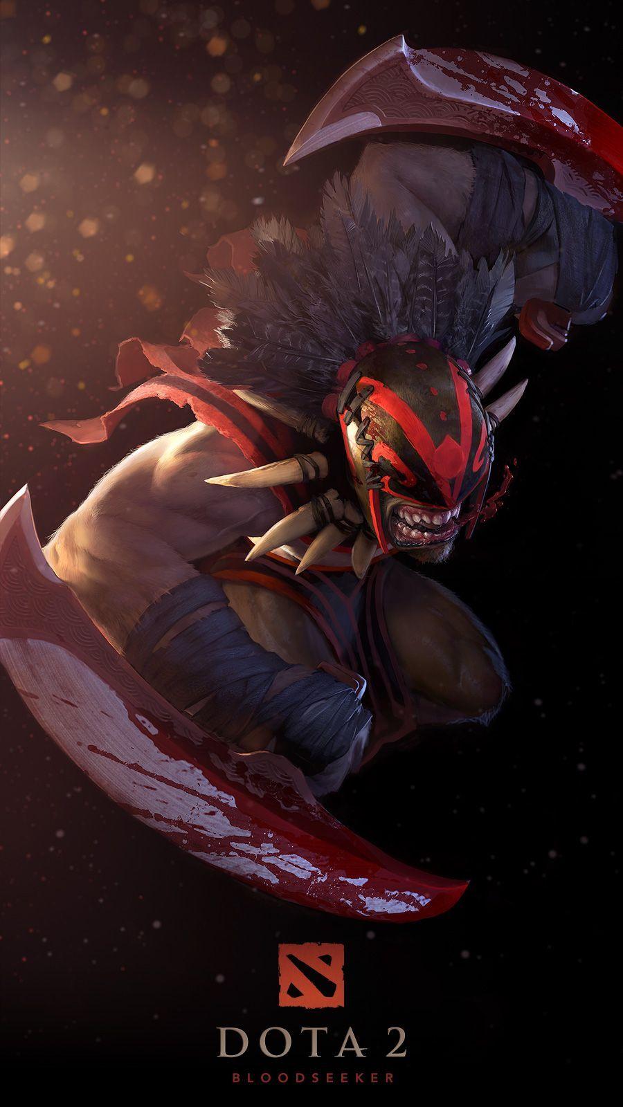 900x1600 Bloodseeker: The cute rabbit from dota 1 becomes the gory beast