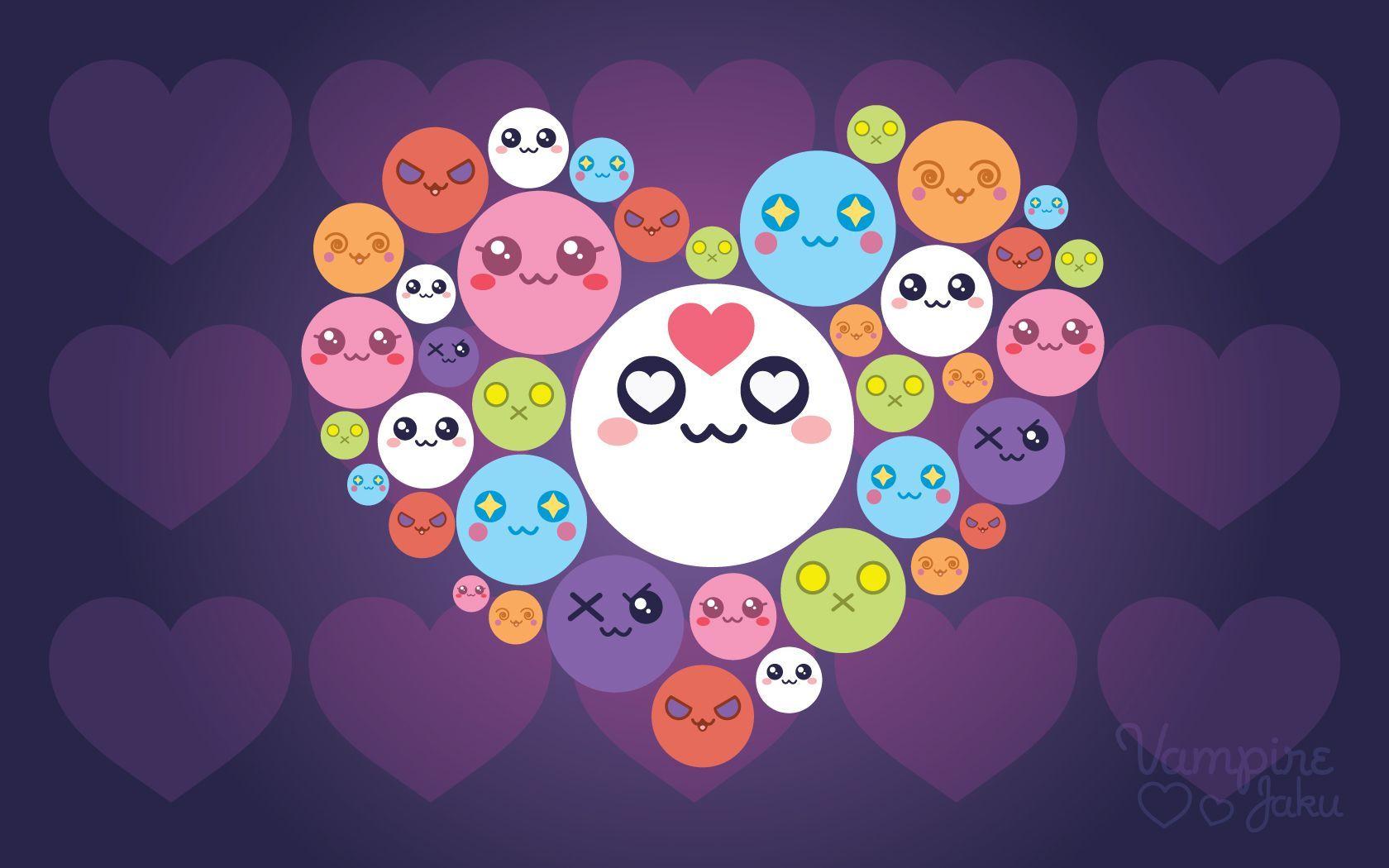 1680x1050 Puff Faces Luvs You Wallpaper