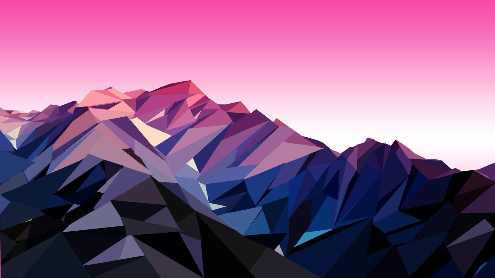 1680x945 Low Poly Wallpaper