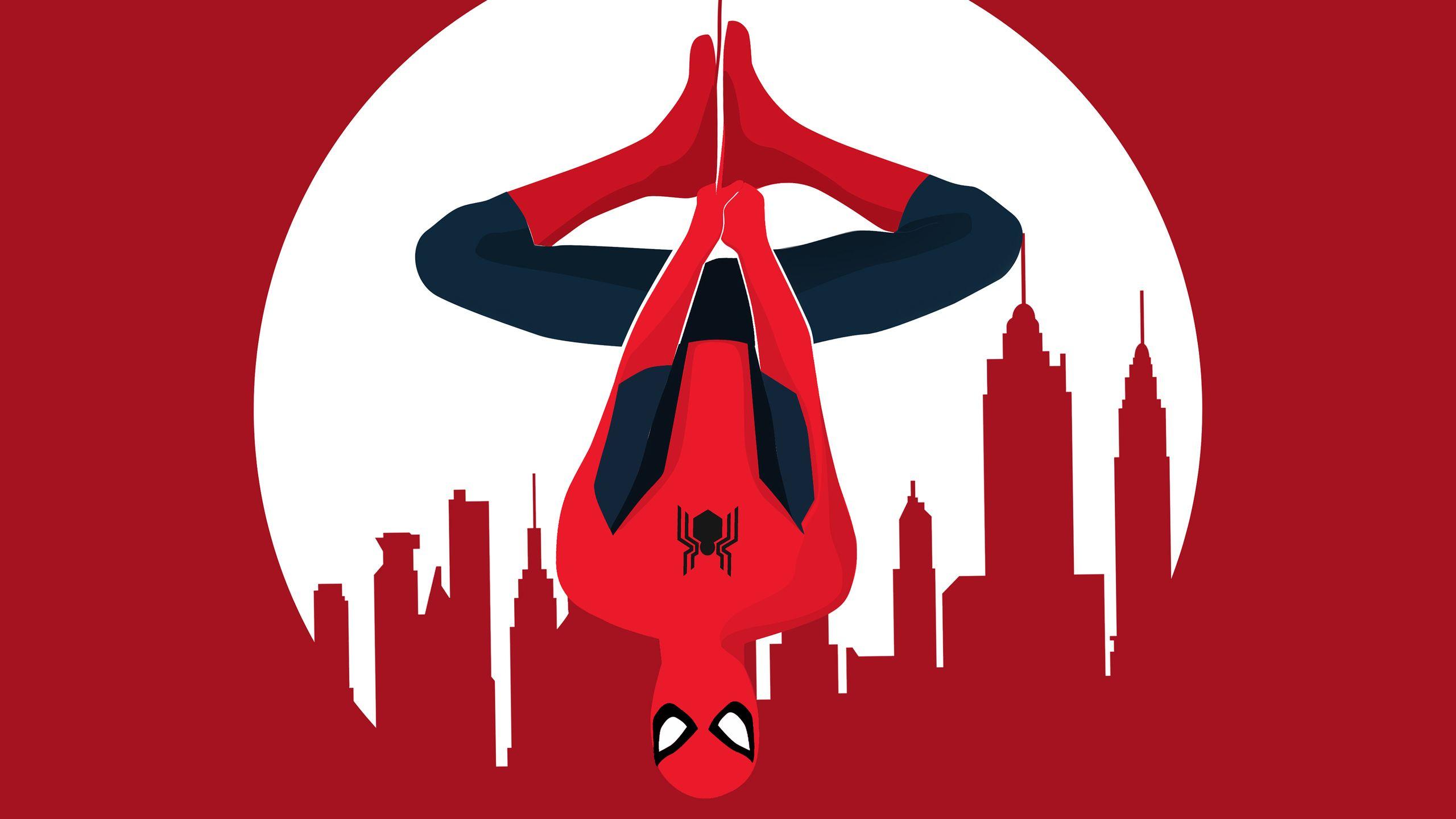 2560x1440 Spider Man Vector Art 1440P Resolution HD 4k Wallpaper