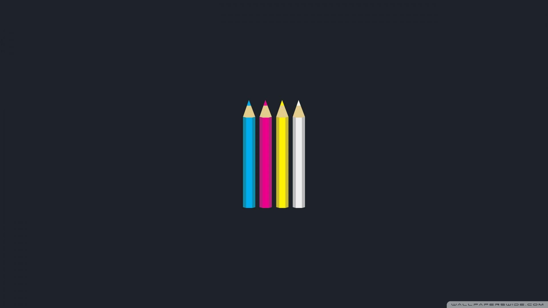 1920x1080 Crayons Vector Art Ultra HD Desktop Background Wallpaper for 4K