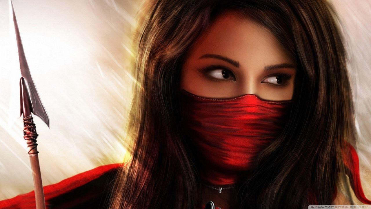 1280x720 Ninja Girl Fantasy ❤ 4K HD Desktop Wallpaper for 4K Ultra HD TV