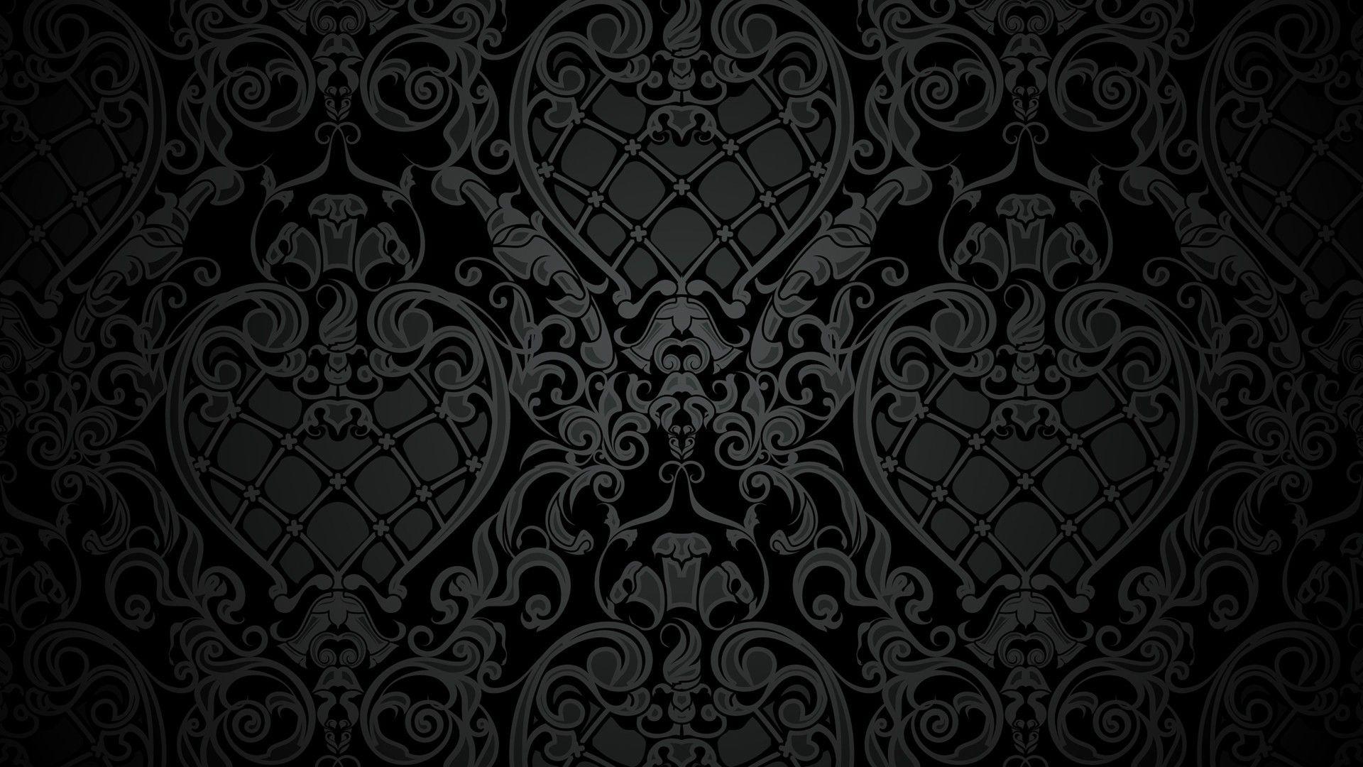 1920x1080 Black Vector Design