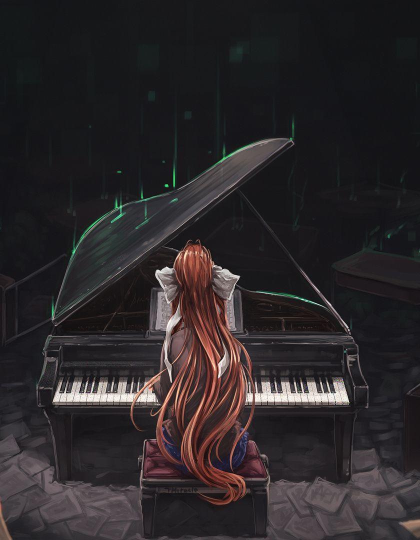 840x1080 Download 840x1336 wallpaper monika, doki doki literature club
